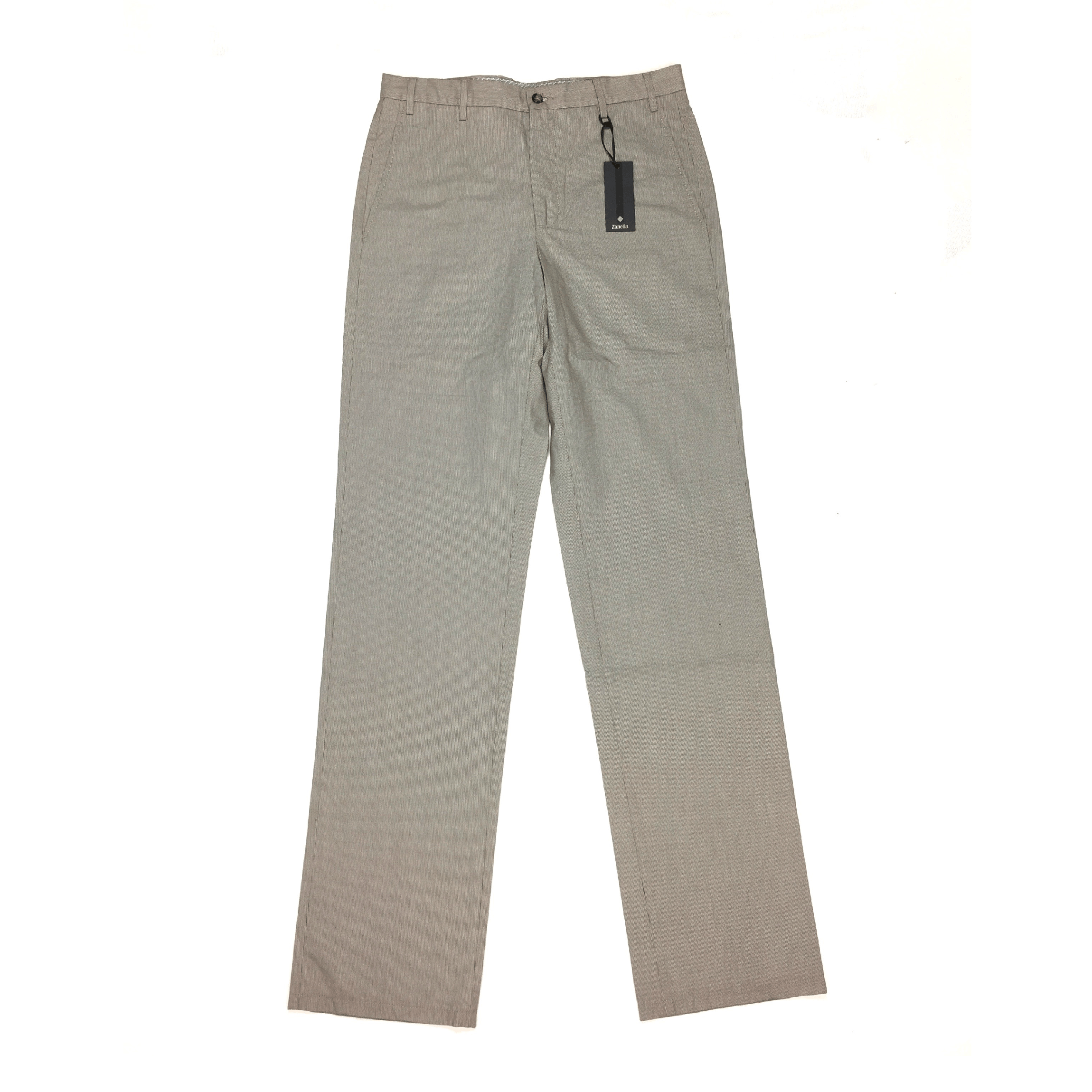 Zanella Brown & White Striped Pants NWT Size US 32 / EU 48 - 1 Thumbnail