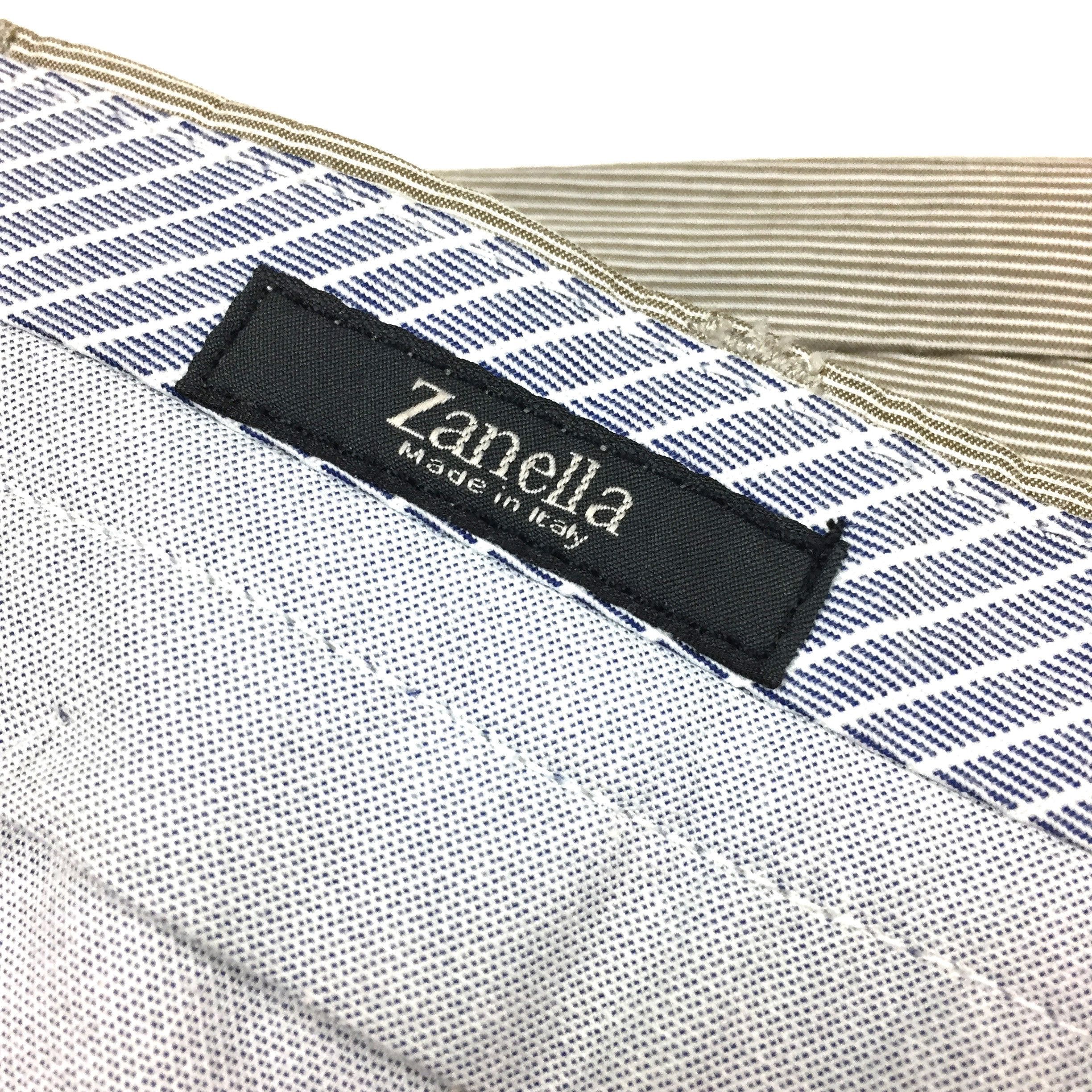 Zanella Brown & White Striped Pants NWT Size US 32 / EU 48 - 2 Thumbnail