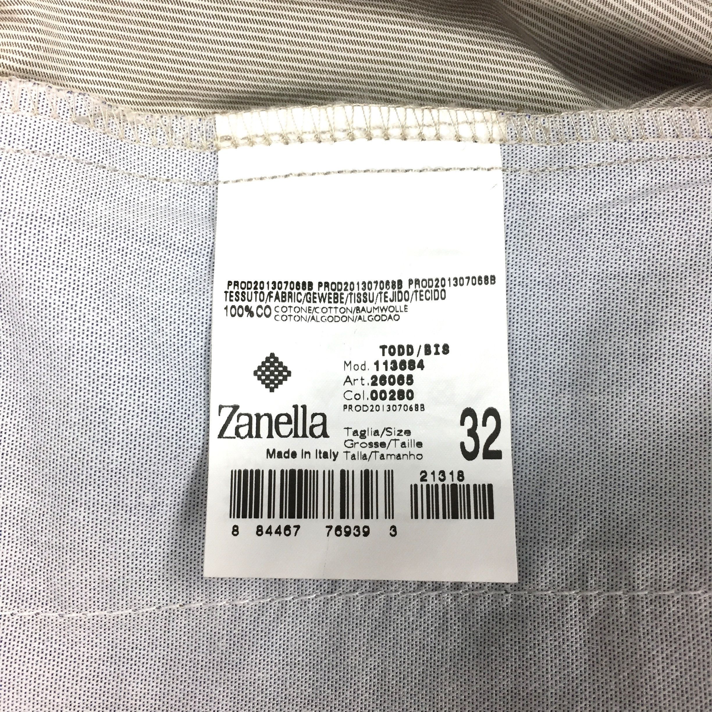 Zanella Brown & White Striped Pants NWT Size US 32 / EU 48 - 10 Thumbnail