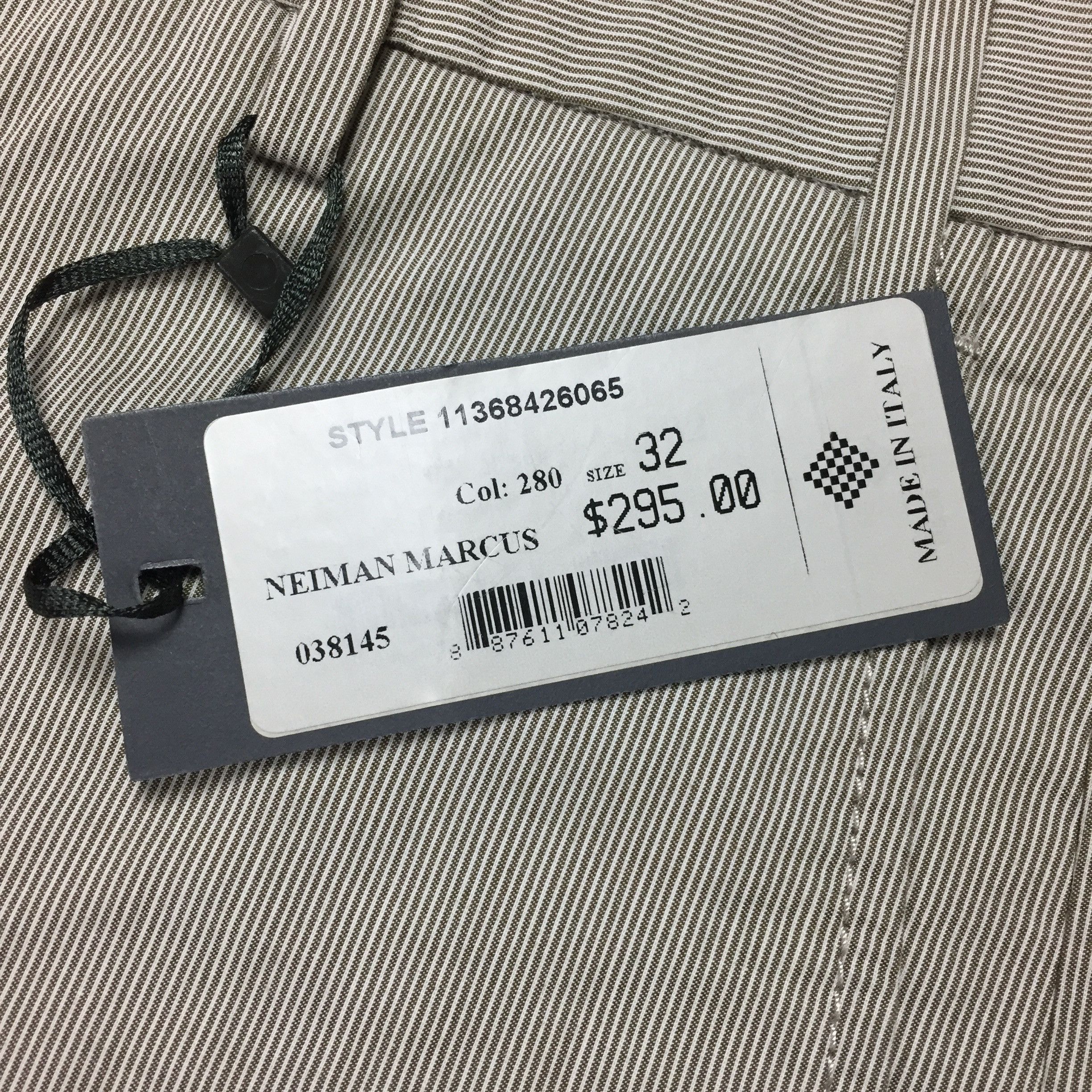 Zanella Brown & White Striped Pants NWT Size US 32 / EU 48 - 7 Thumbnail