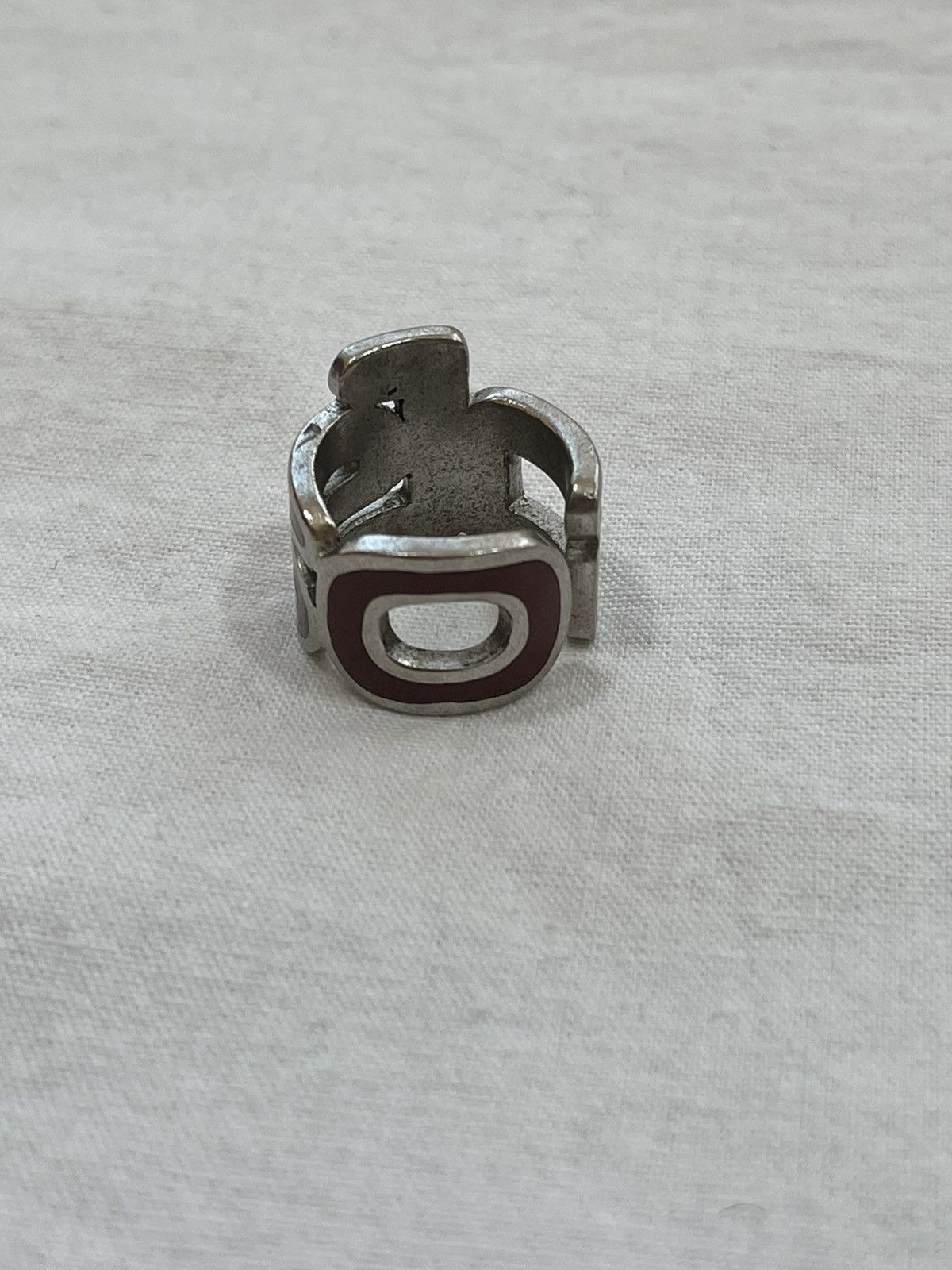 Beauty Beast ALSO line coated .925 sterling silver ring Size ONE SIZE - 2 Thumbnail