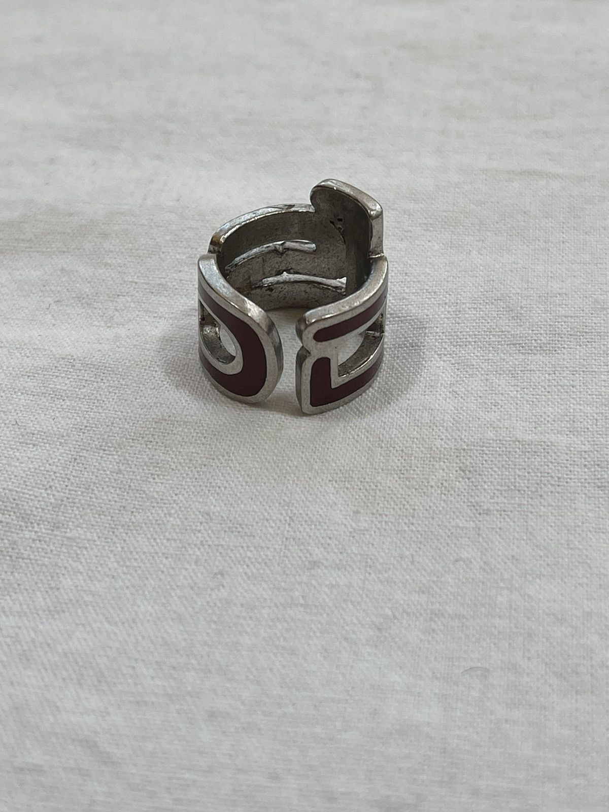 Beauty Beast ALSO line coated .925 sterling silver ring Size ONE SIZE - 4 Thumbnail