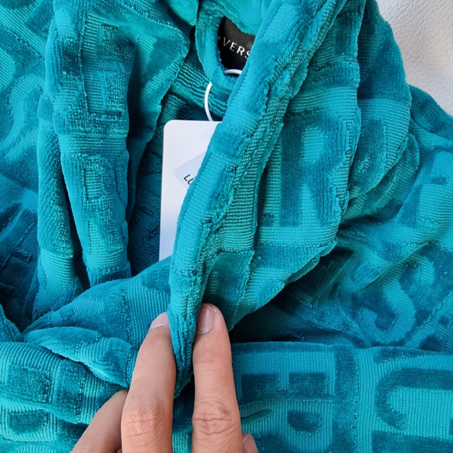 Versace Versace Barocco Print Blue Bathrobe New Size US S / EU 44-46 / 1 - 4 Thumbnail