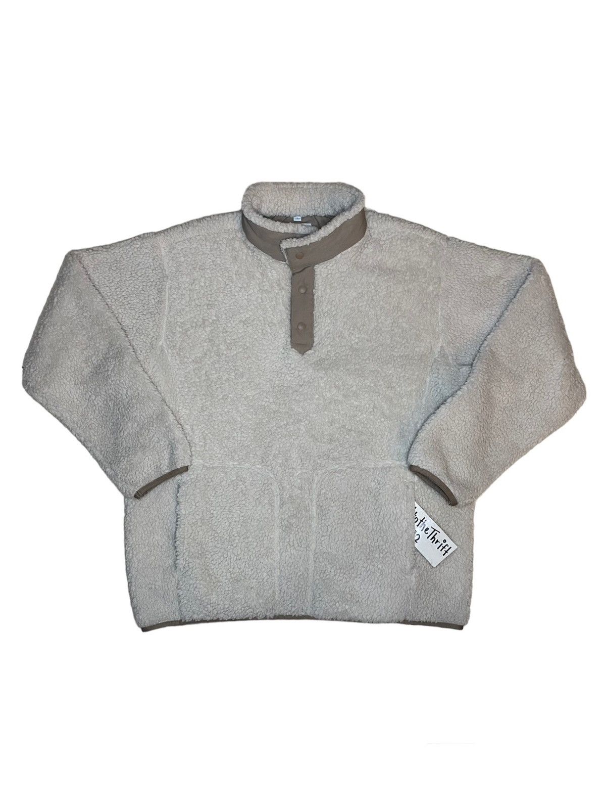 White Mountaineering White Mountaineering Uniqlo Deep Pile Fleece Pullover Jacket Size US L / EU 52-54 / 3 - 2 Thumbnail