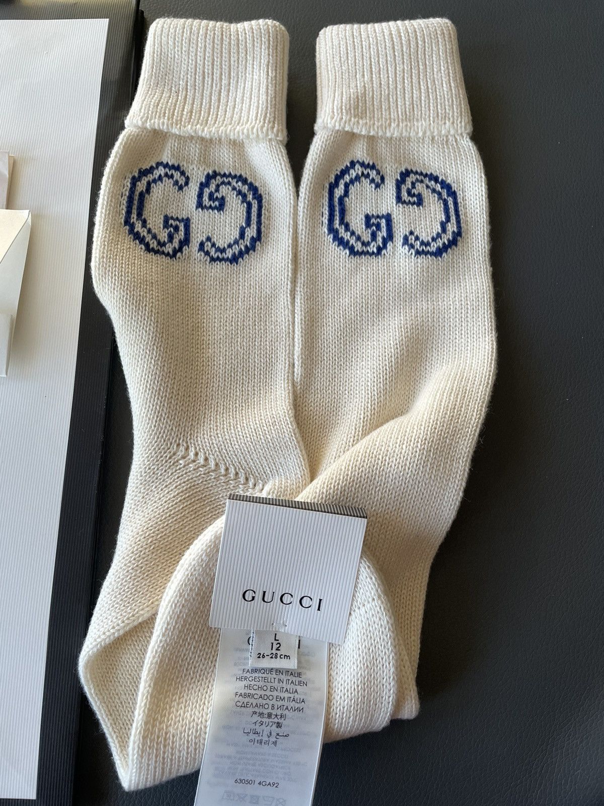 Gucci Iconic Limited Edition Rare Brand New GG Logo Socks Size ONE SIZE - 12 Thumbnail