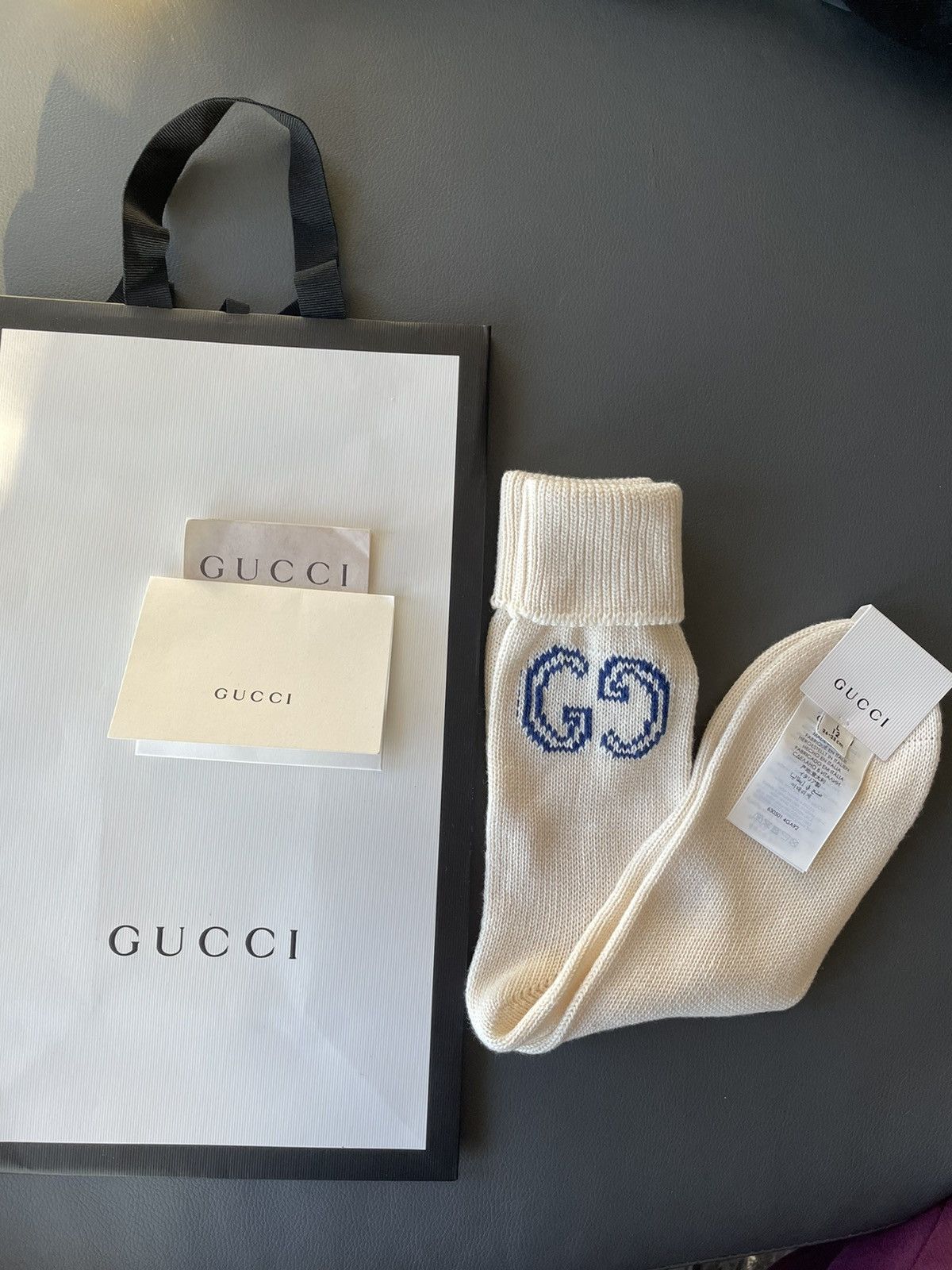 Gucci Iconic Limited Edition Rare Brand New GG Logo Socks Size ONE SIZE - 14 Thumbnail
