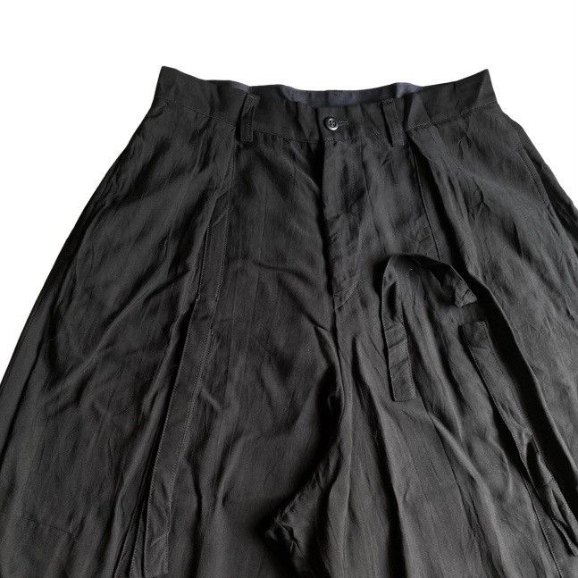 Yohji Yamamoto Regulation Yohji Yamamoto Cupro Tencel Pants Size 30" / US 8 / IT 44 - 5 Thumbnail