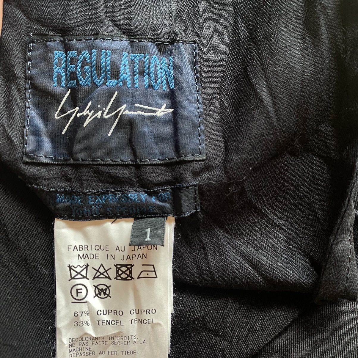 Yohji Yamamoto Regulation Yohji Yamamoto Cupro Tencel Pants Size 30" / US 8 / IT 44 - 9 Thumbnail