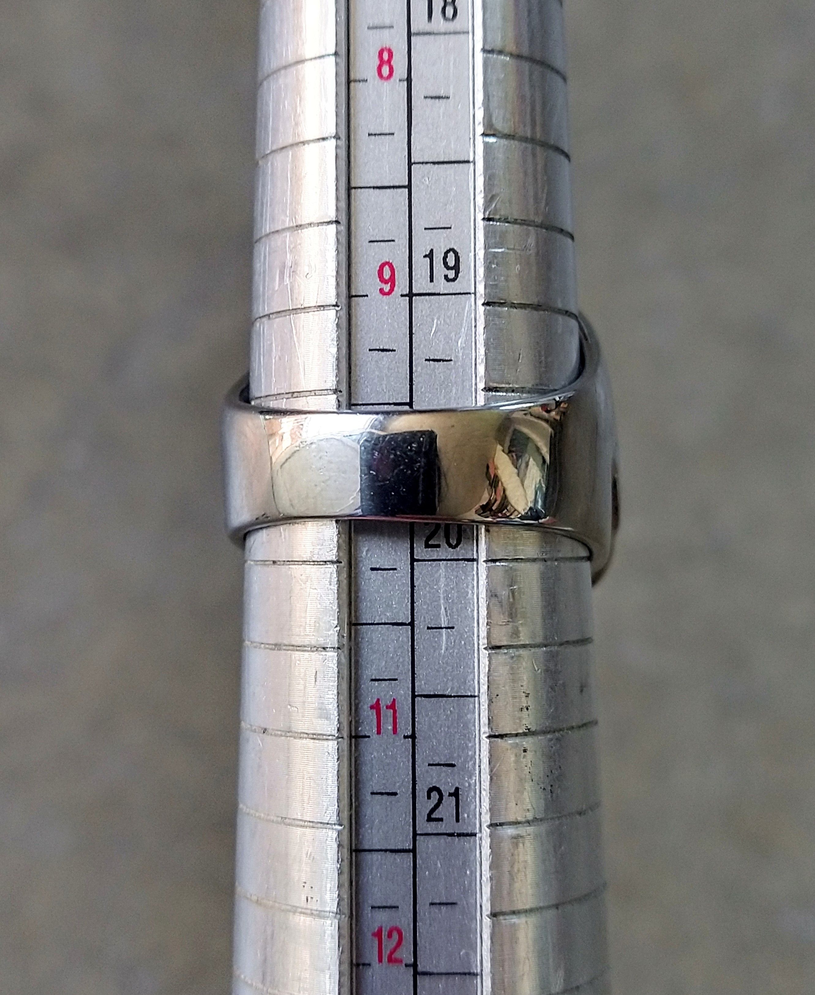 Jewelry Skull Ring 316L Stainless Steel Size 10 Biker Punk 19.6g Size ONE SIZE - 12 Thumbnail
