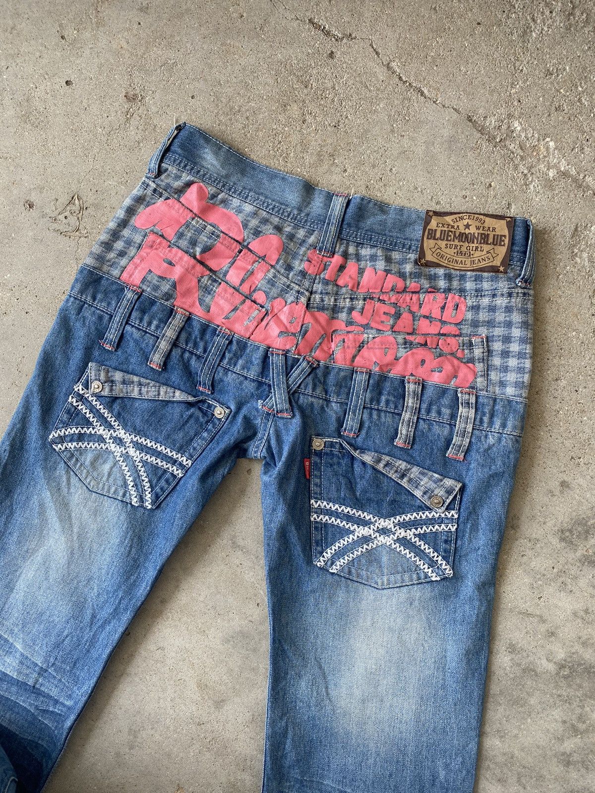 Japanese Brand 🔥 Look Like Hysteric Glamour 🔥 Blue Moon Blue Jeans Size 32" / US 10 / IT 46 - 9 Thumbnail