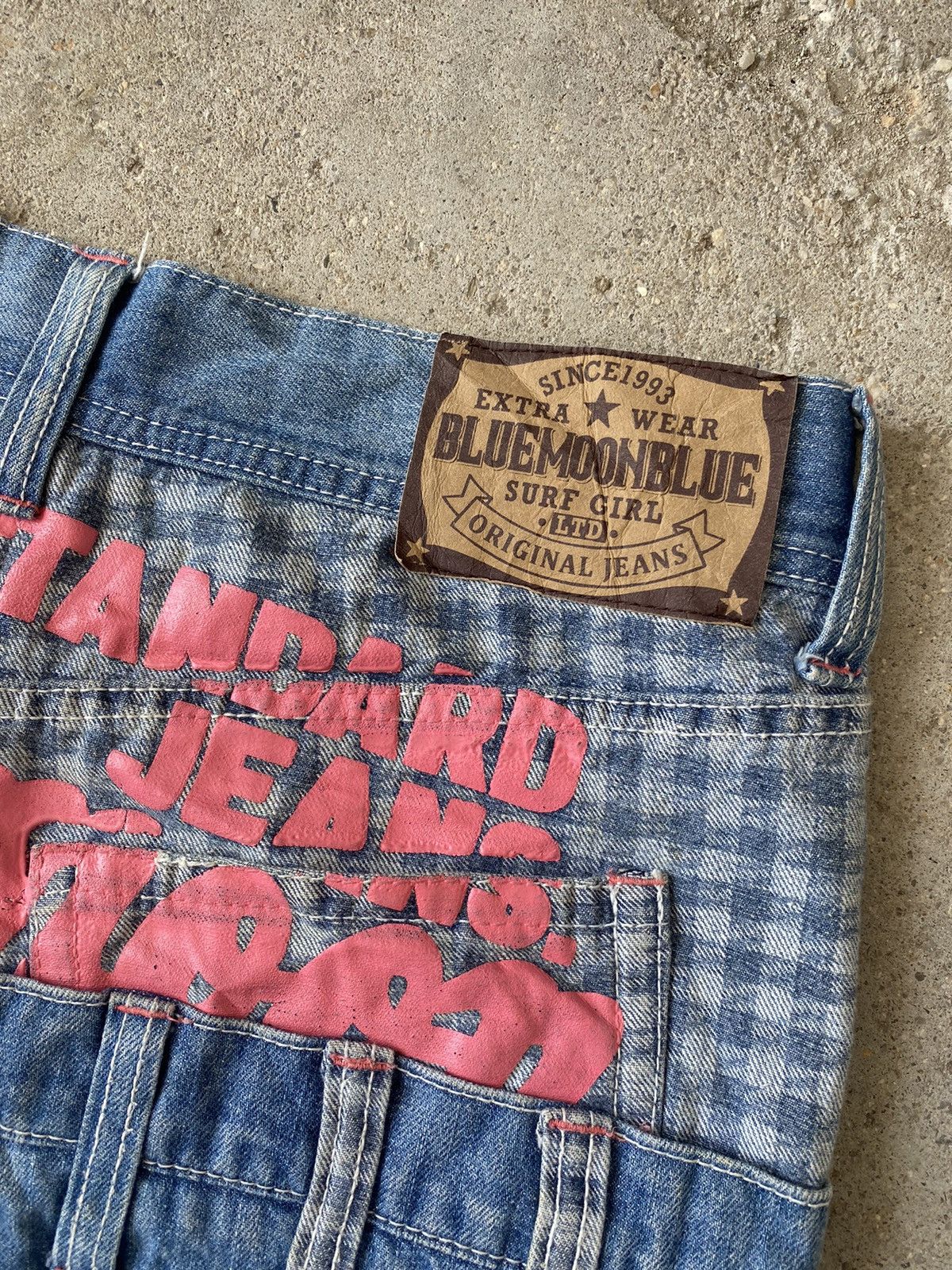 Japanese Brand 🔥 Look Like Hysteric Glamour 🔥 Blue Moon Blue Jeans Size 32" / US 10 / IT 46 - 11 Thumbnail
