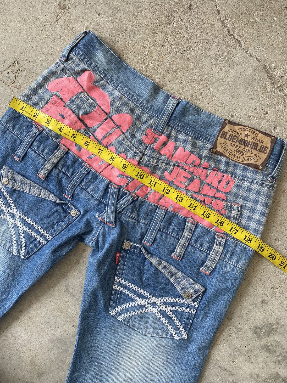Japanese Brand 🔥 Look Like Hysteric Glamour 🔥 Blue Moon Blue Jeans Size 32" / US 10 / IT 46 - 18 Thumbnail