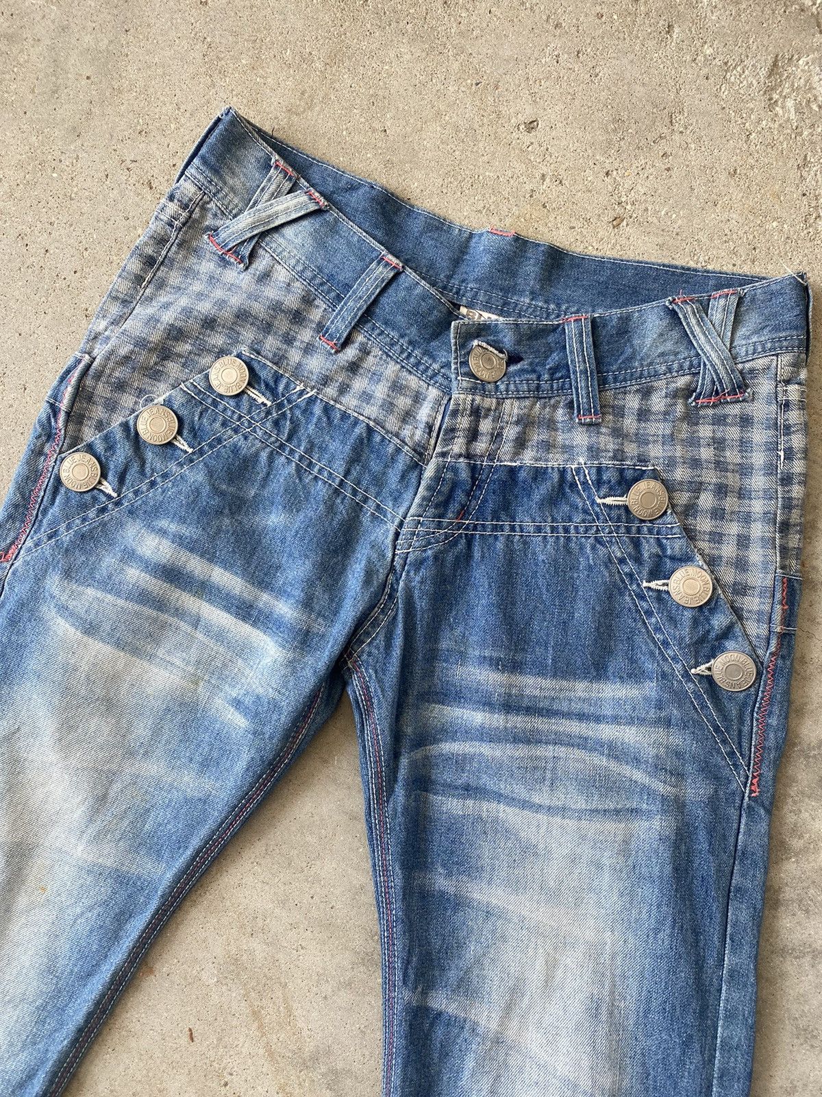 Japanese Brand 🔥 Look Like Hysteric Glamour 🔥 Blue Moon Blue Jeans Size 32" / US 10 / IT 46 - 3 Thumbnail