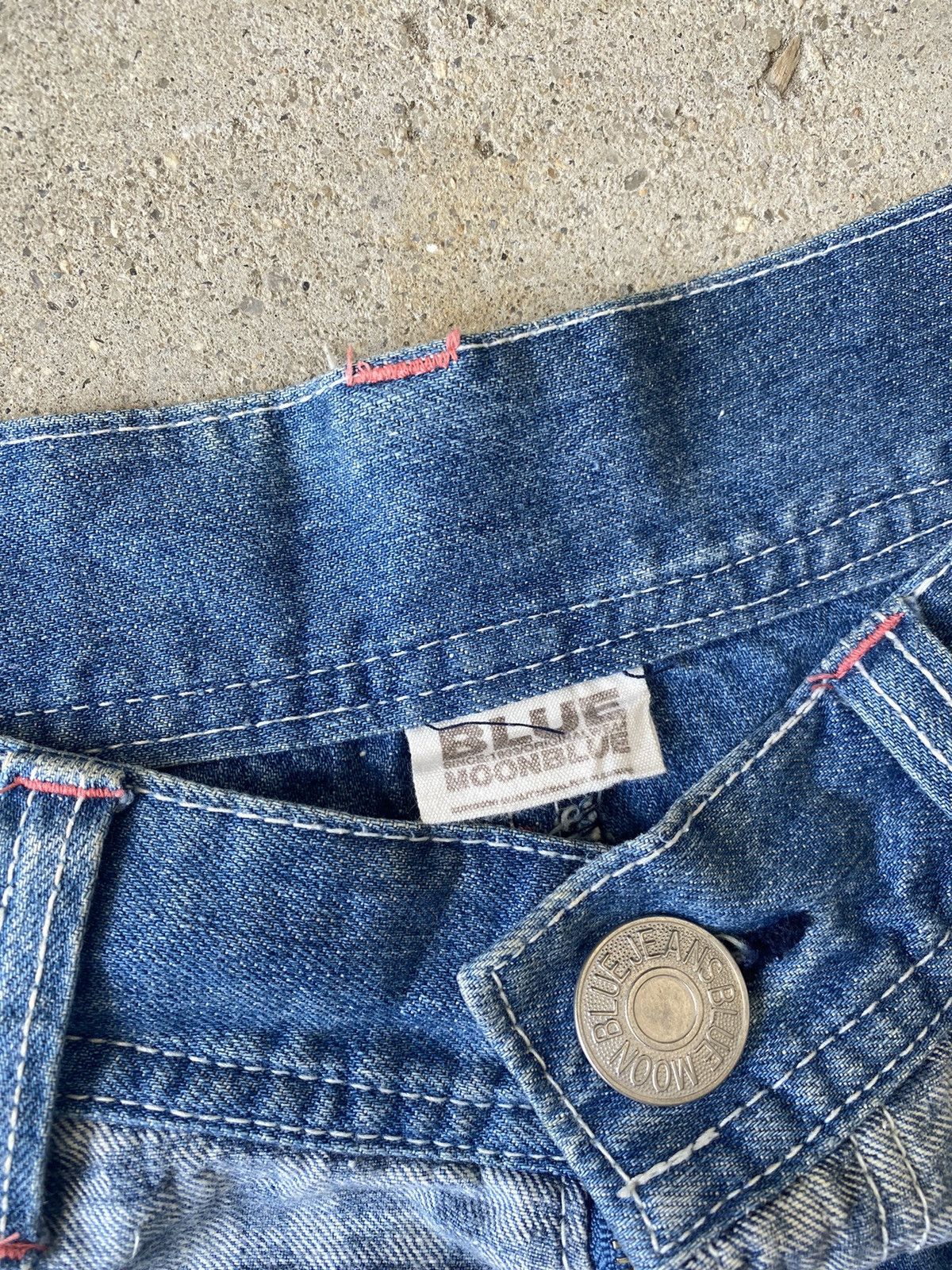 Japanese Brand 🔥 Look Like Hysteric Glamour 🔥 Blue Moon Blue Jeans Size 32" / US 10 / IT 46 - 10 Thumbnail