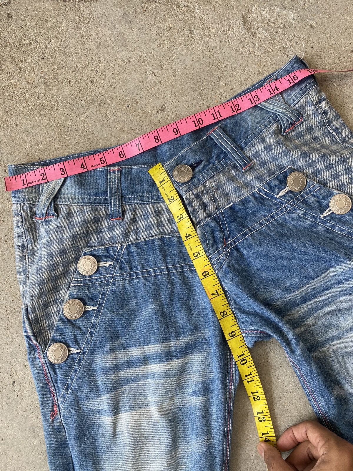 Japanese Brand 🔥 Look Like Hysteric Glamour 🔥 Blue Moon Blue Jeans Size 32" / US 10 / IT 46 - 15 Thumbnail