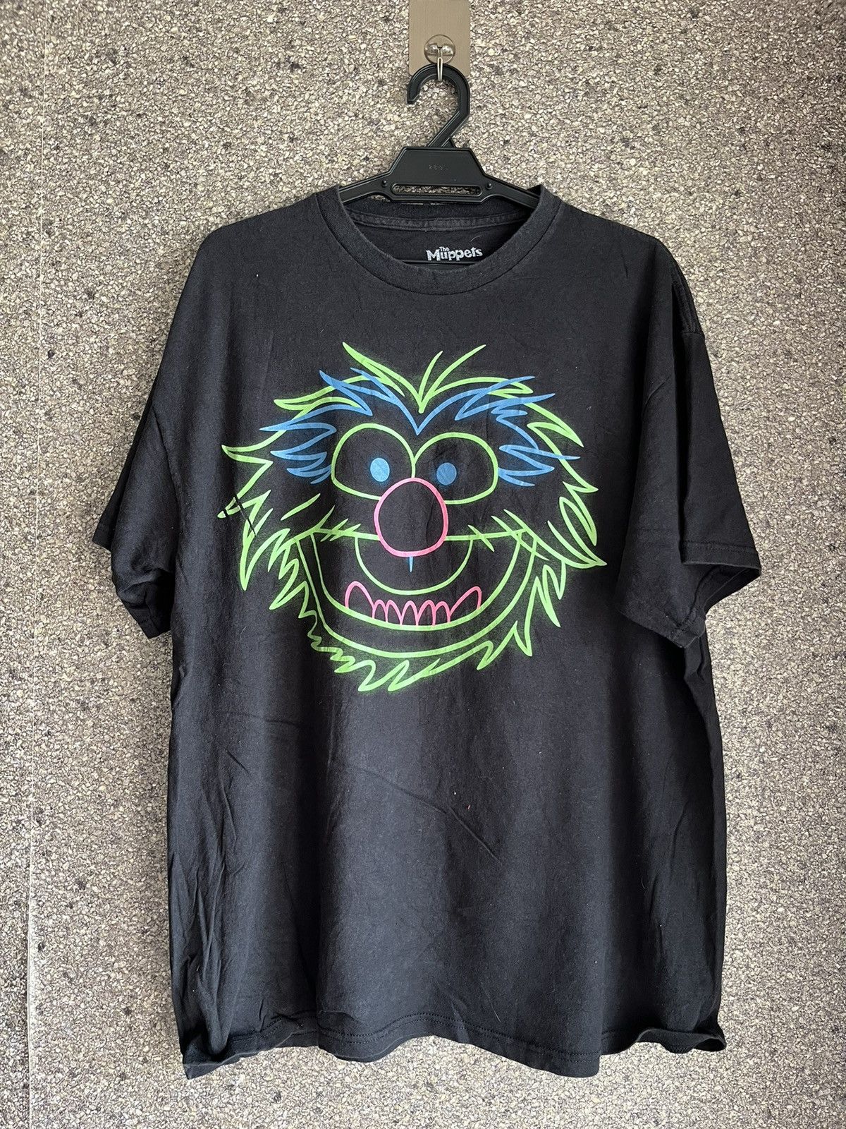 image of Vintage The Muppets Ft63 in Black, Men's (Size XL)