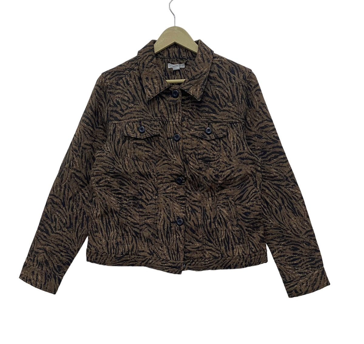 Japanese Brand Denim Design Leopard Jacket Size US M / EU 48-50 / 2 - 1 Thumbnail
