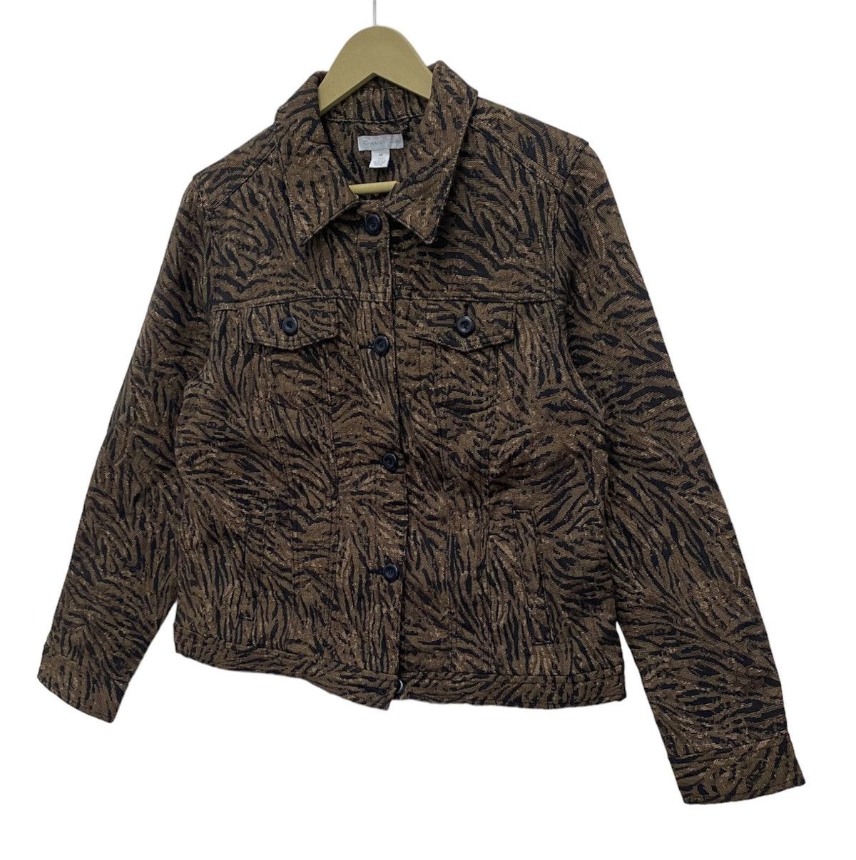 Japanese Brand Denim Design Leopard Jacket Size US M / EU 48-50 / 2 - 2 Thumbnail