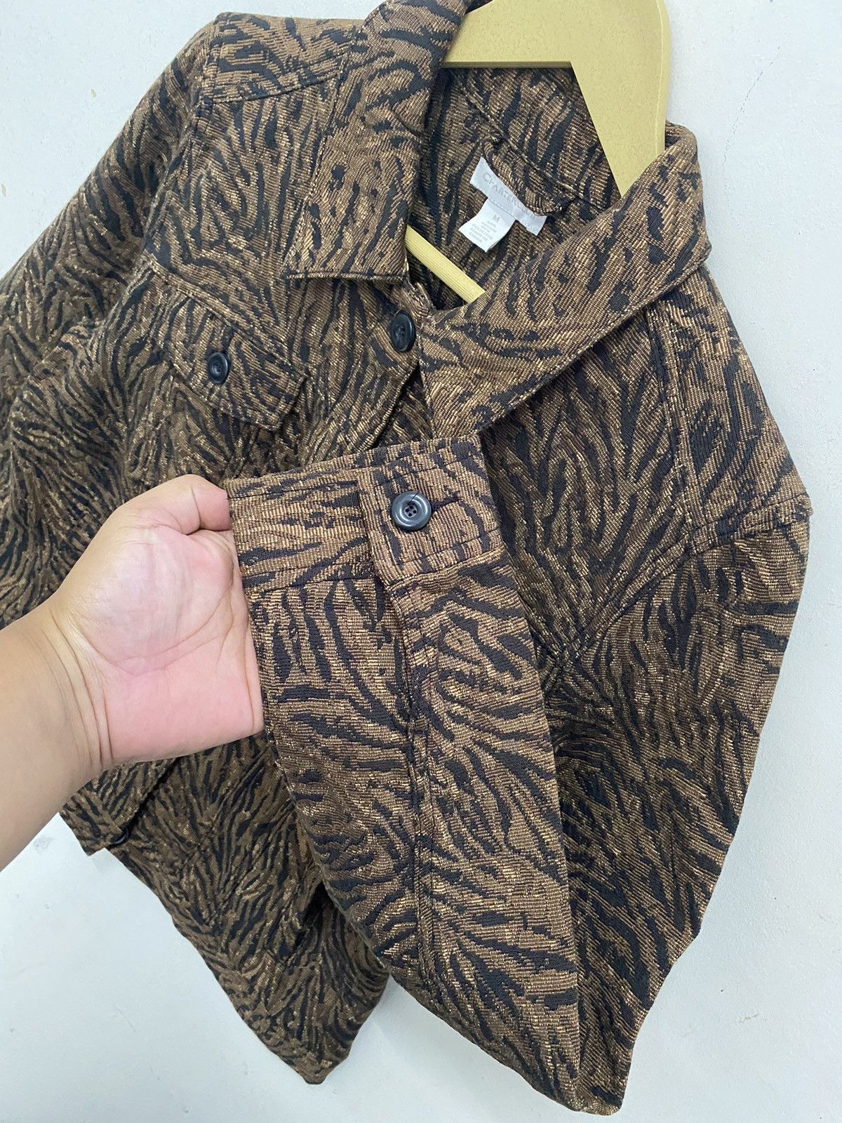 Japanese Brand Denim Design Leopard Jacket Size US M / EU 48-50 / 2 - 5 Thumbnail