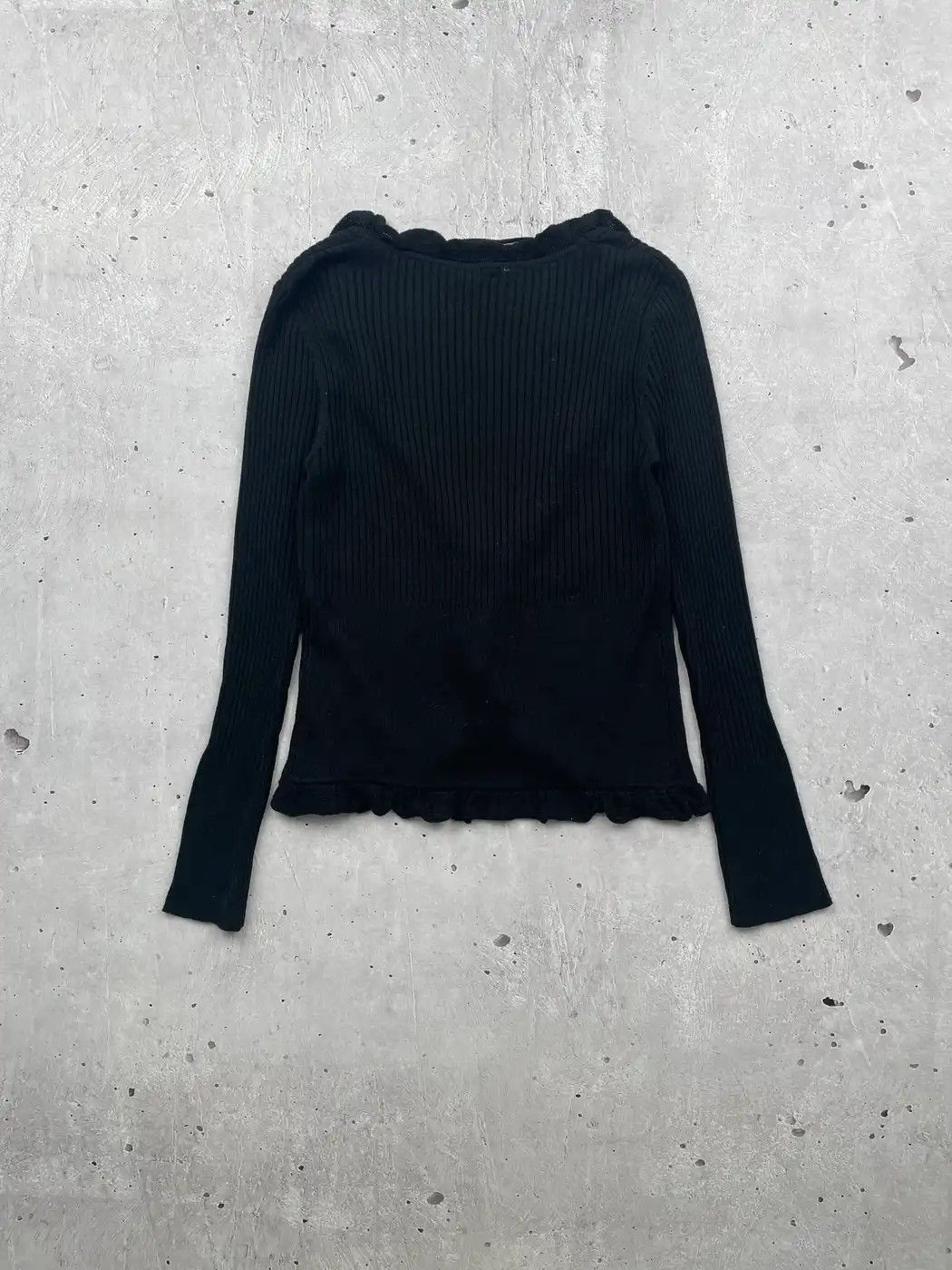 Japanese Brand × Seditionaries × Vintage Vintage V-Neck Striped Long Sleeve Size M / US 6-8 / IT 42-44 - 4 Thumbnail