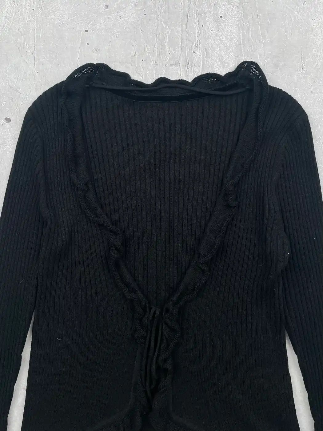 Japanese Brand × Seditionaries × Vintage Vintage V-Neck Striped Long Sleeve Size M / US 6-8 / IT 42-44 - 2 Thumbnail