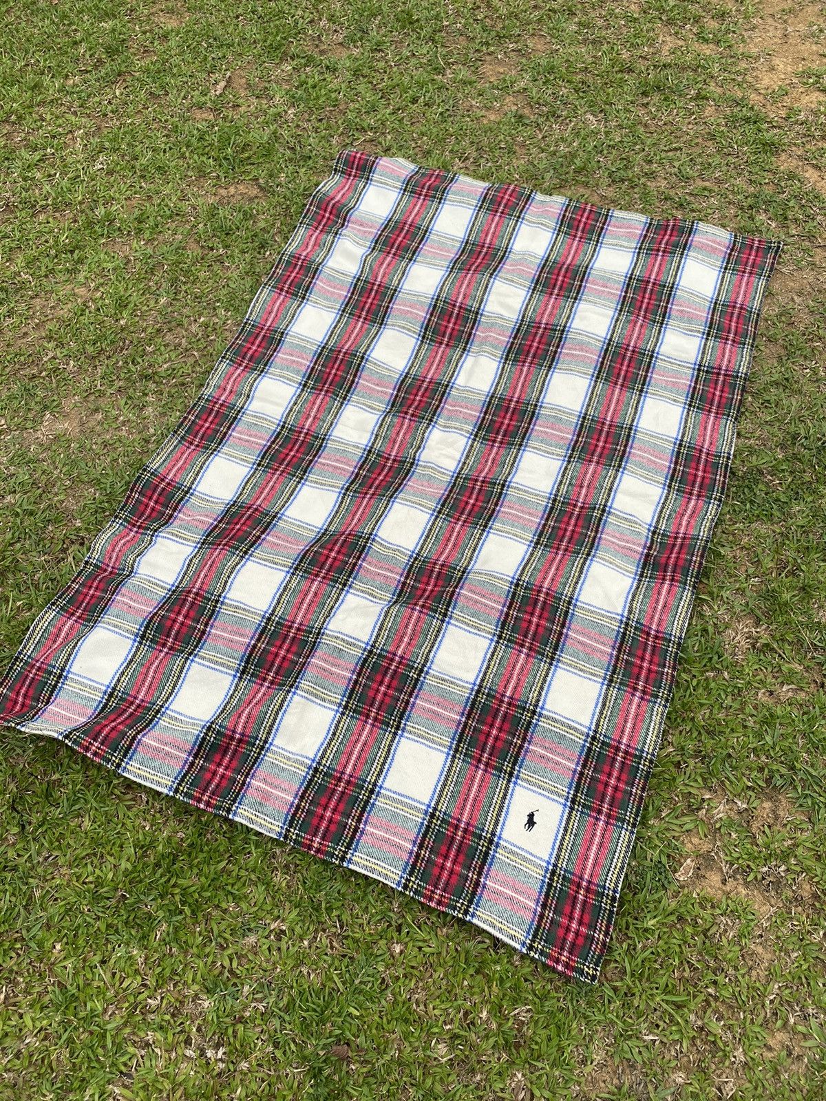 Polo Ralph Lauren 🔥 rare 🔥 Lauren Wool Ralph Lauren Checkered Blankets Size ONE SIZE - 3 Thumbnail