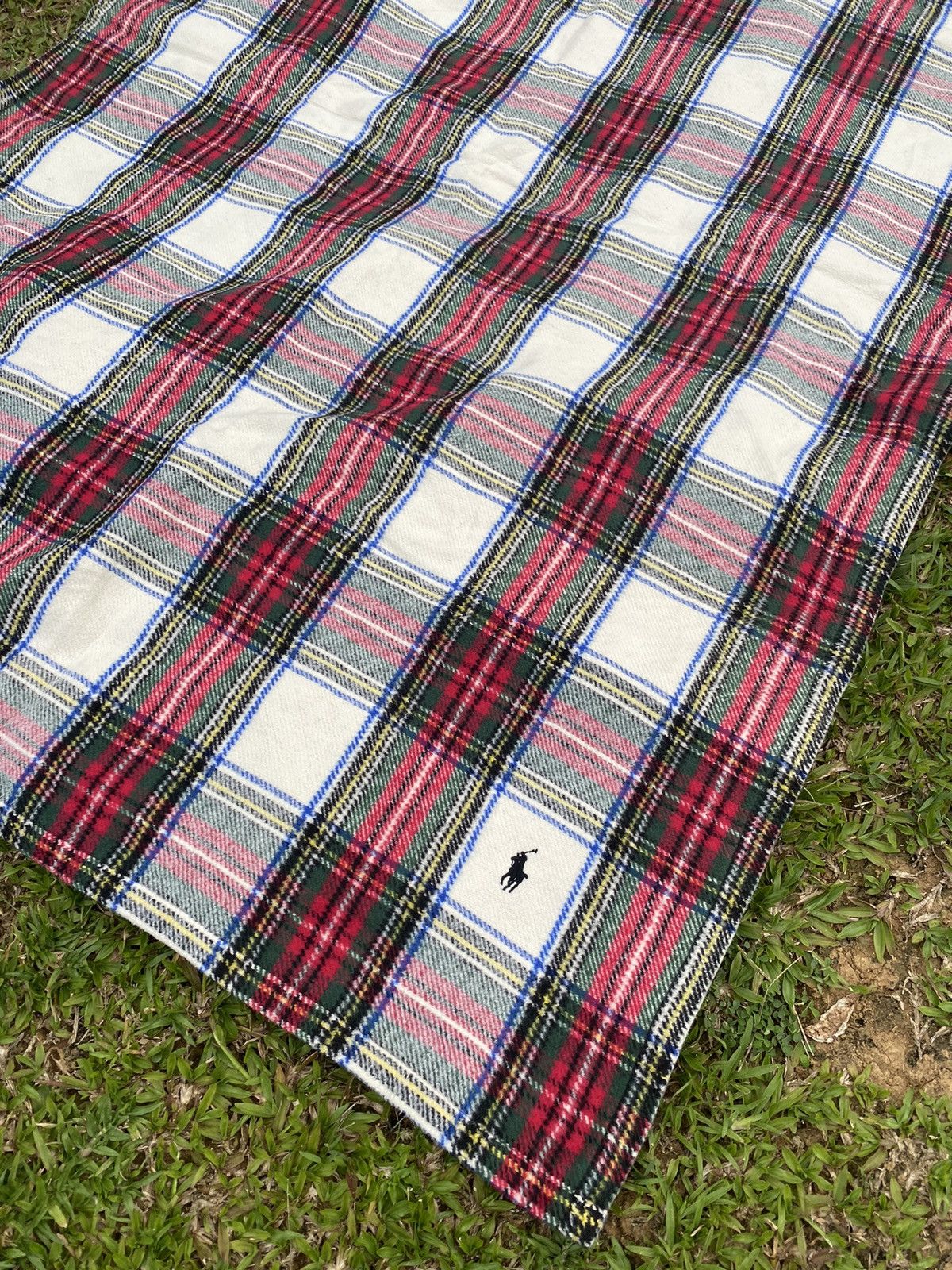 Polo Ralph Lauren 🔥 rare 🔥 Lauren Wool Ralph Lauren Checkered Blankets Size ONE SIZE - 2 Thumbnail