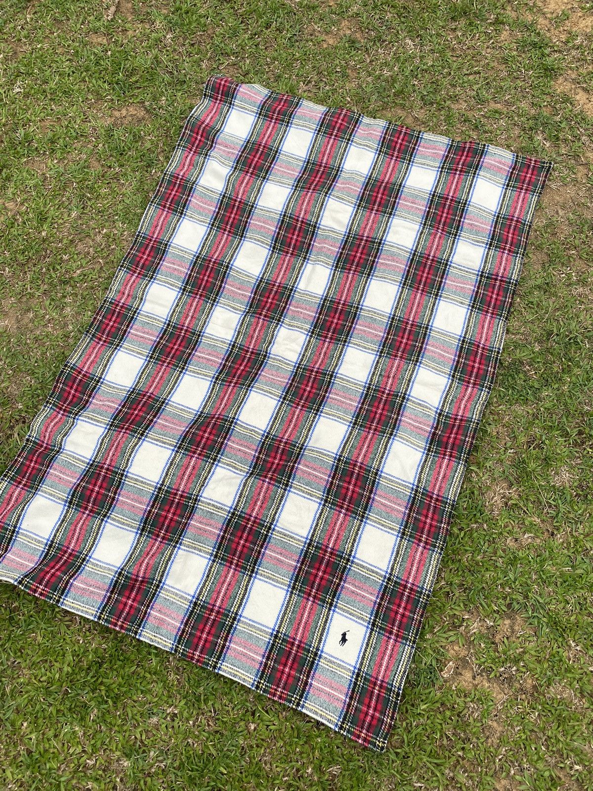 Polo Ralph Lauren 🔥 rare 🔥 Lauren Wool Ralph Lauren Checkered Blankets Size ONE SIZE - 4 Thumbnail