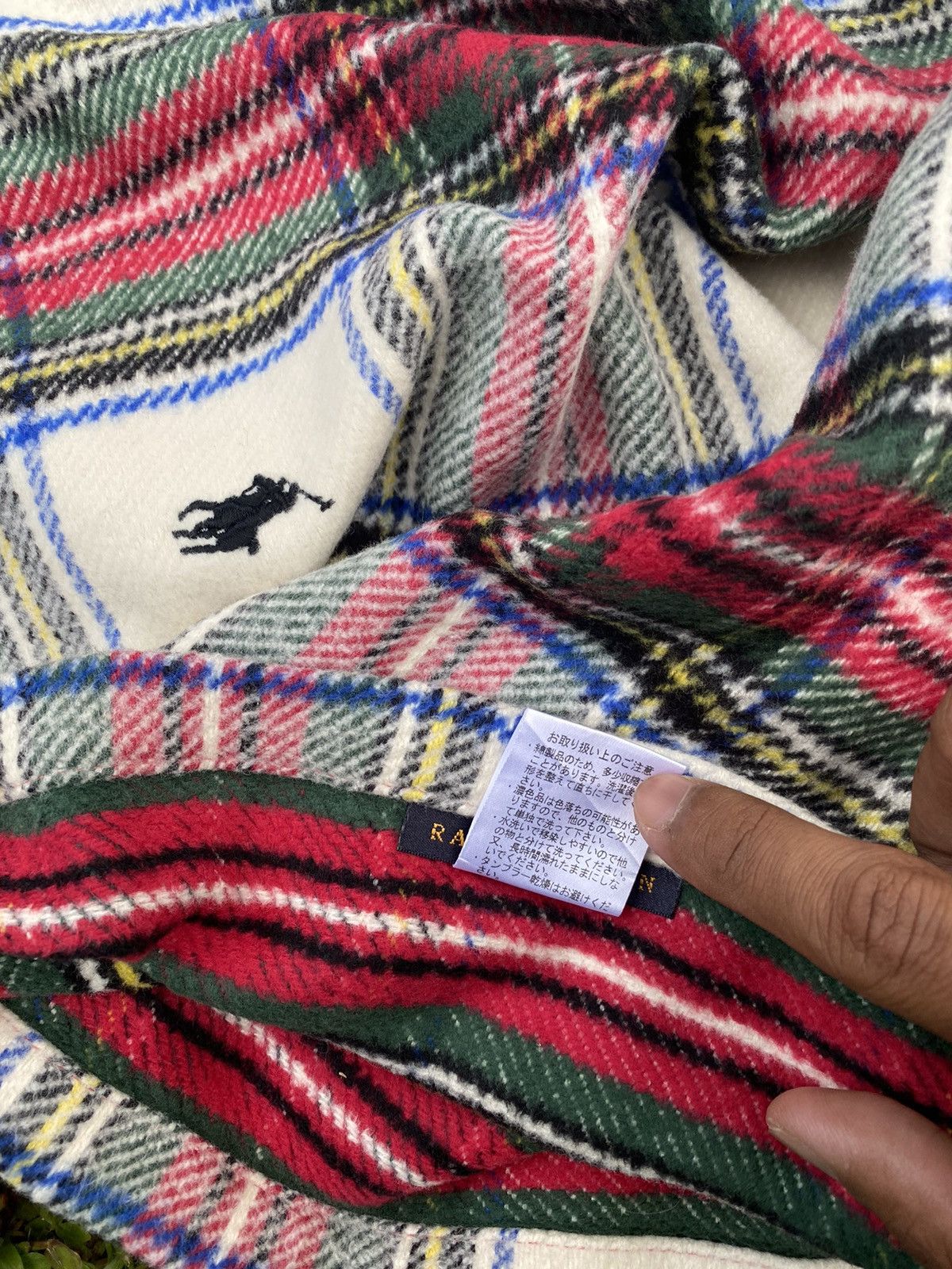 Polo Ralph Lauren 🔥 rare 🔥 Lauren Wool Ralph Lauren Checkered Blankets Size ONE SIZE - 6 Thumbnail