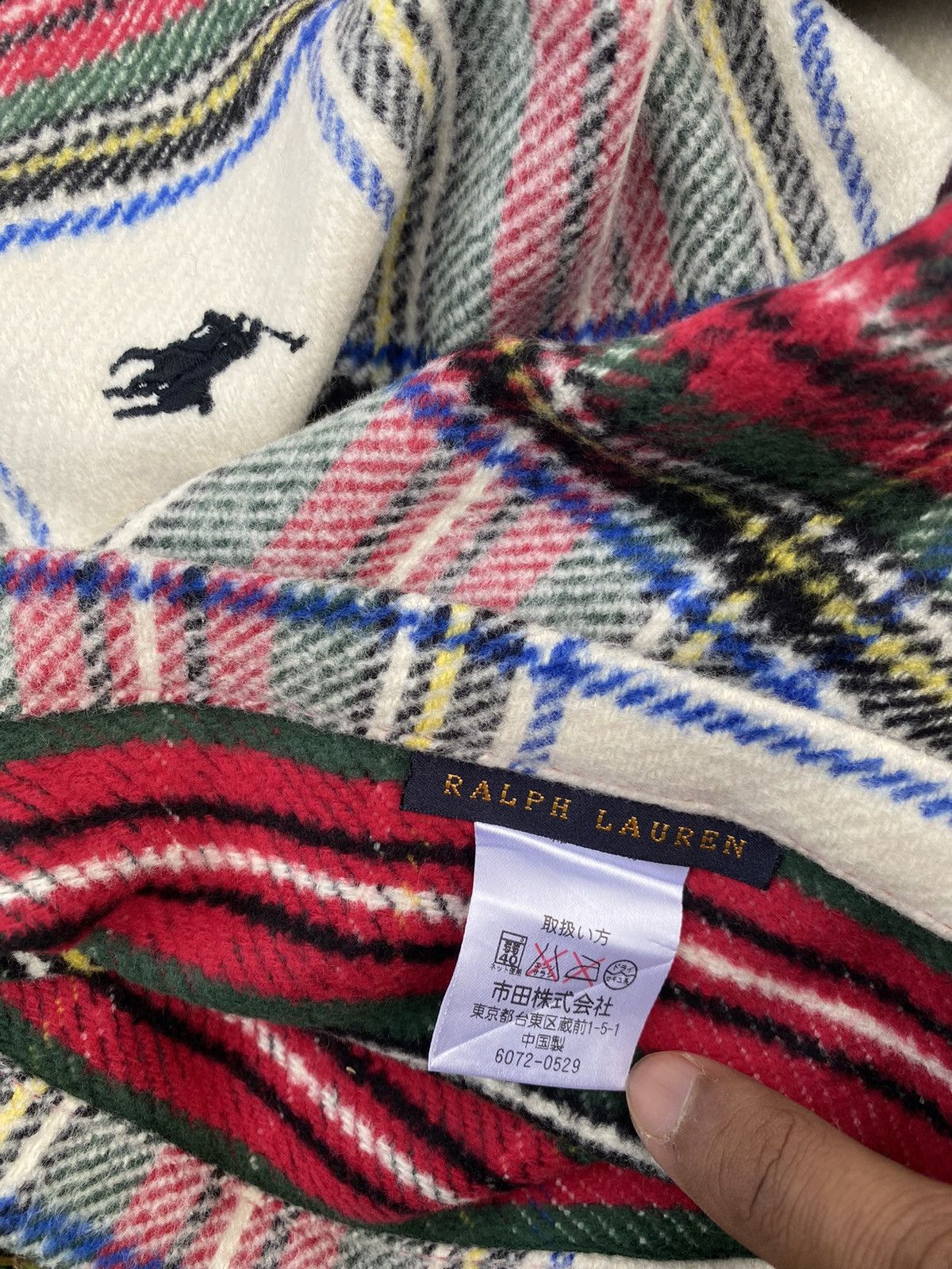 Polo Ralph Lauren 🔥 rare 🔥 Lauren Wool Ralph Lauren Checkered Blankets Size ONE SIZE - 5 Thumbnail