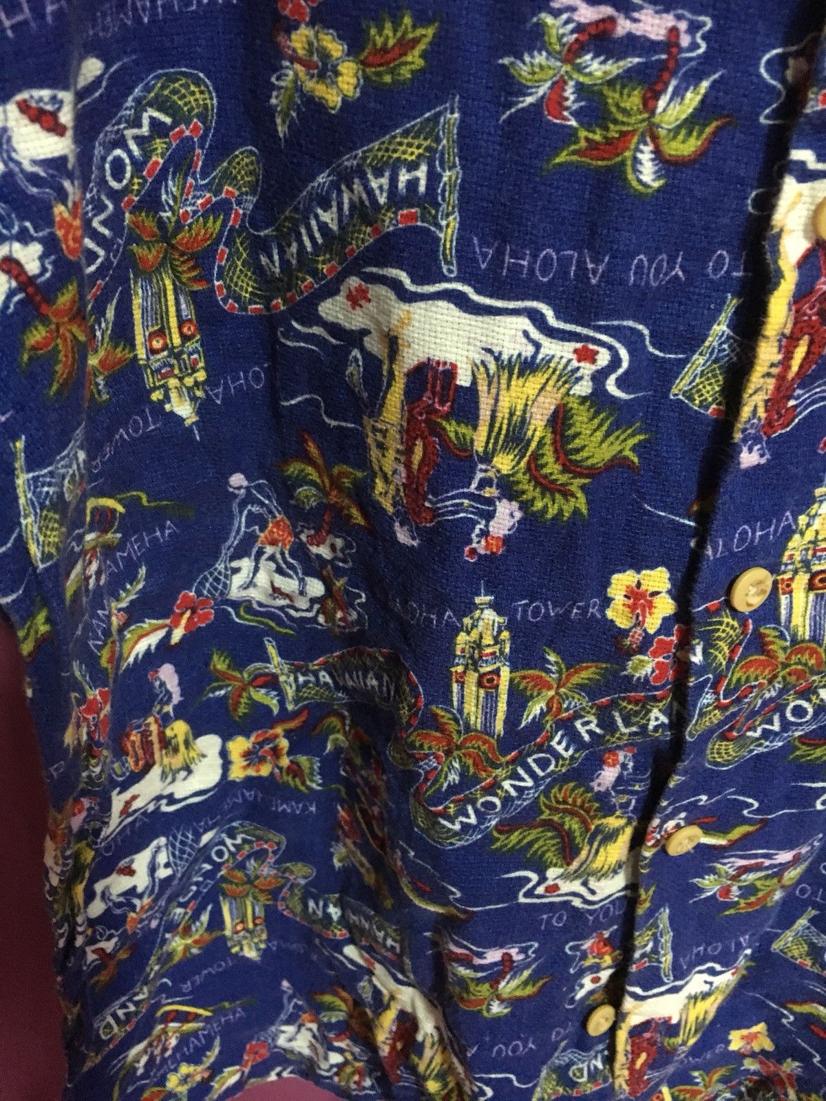 Japanese Brand Aloha Hawaiian Style Size US M / EU 48-50 / 2 - 7 Thumbnail