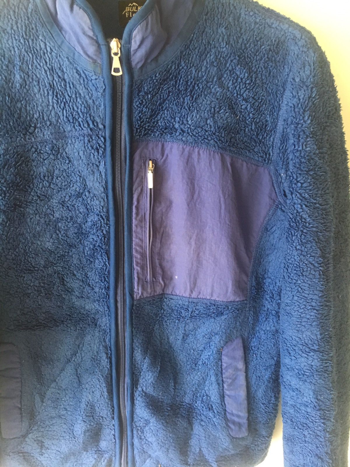 Japanese Brand BULKY BLUE SIZE L FLEECE JACKET Size US L / EU 52-54 / 3 - 3 Thumbnail