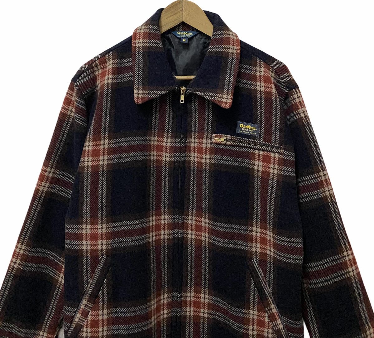 Toyo Enterprises Rare‼️Vintage OshKosh 90s Flannel Wool Hunting Jacket Size US M / EU 48-50 / 2 - 4 Thumbnail
