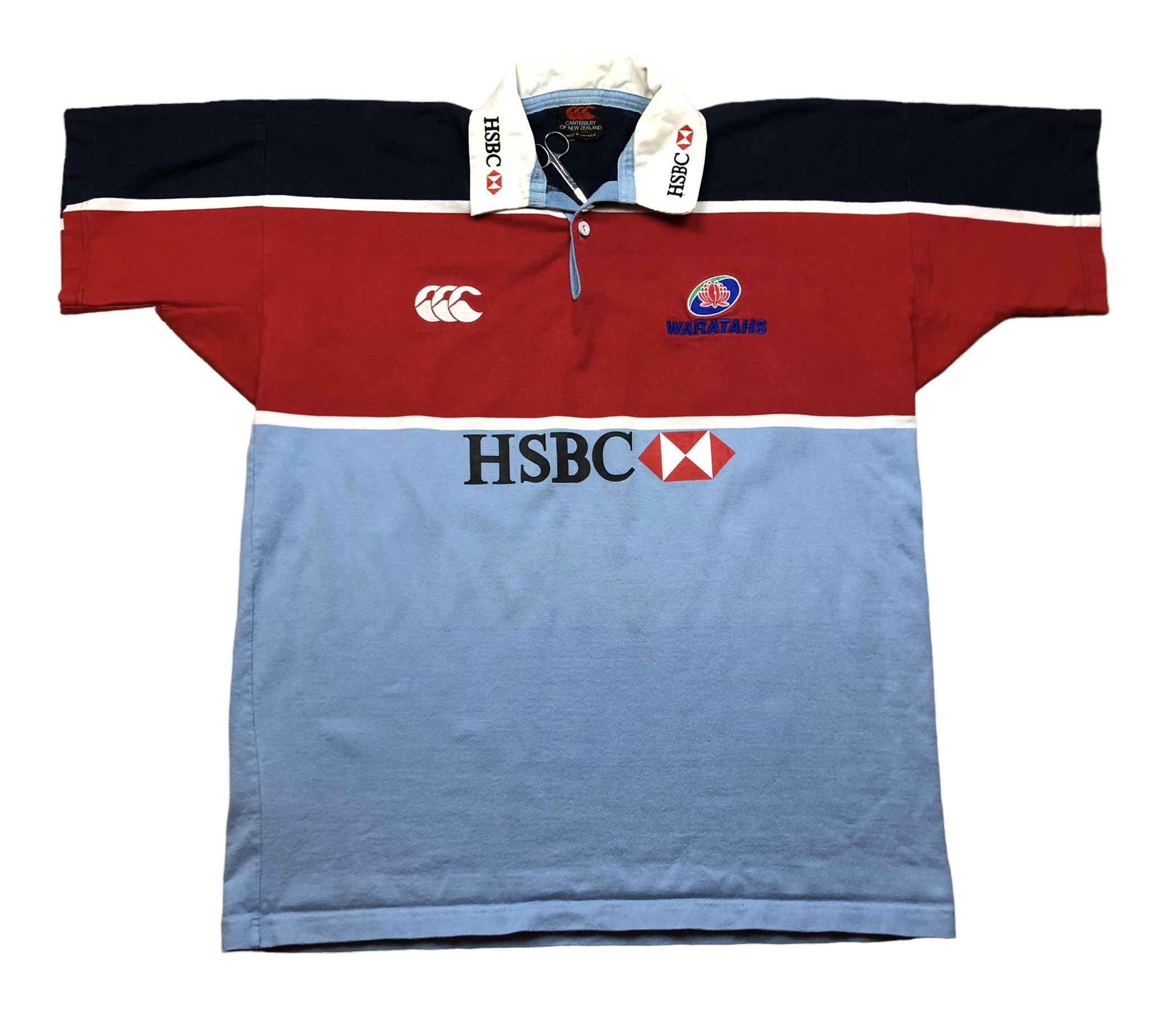 image of Canterbury Of New Zealand x England Rugby League Vintage Waratahs 2003 Jersey Canterbury Rugby Unio