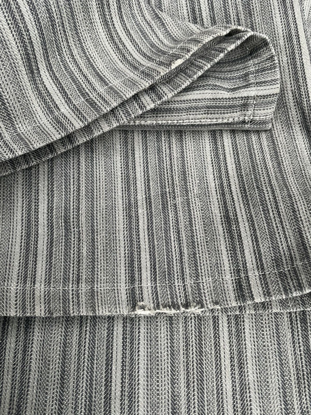 Japanese Brand Tornado Mart Flare Stripes Denim Size US 30 / EU 46 - 12 Thumbnail