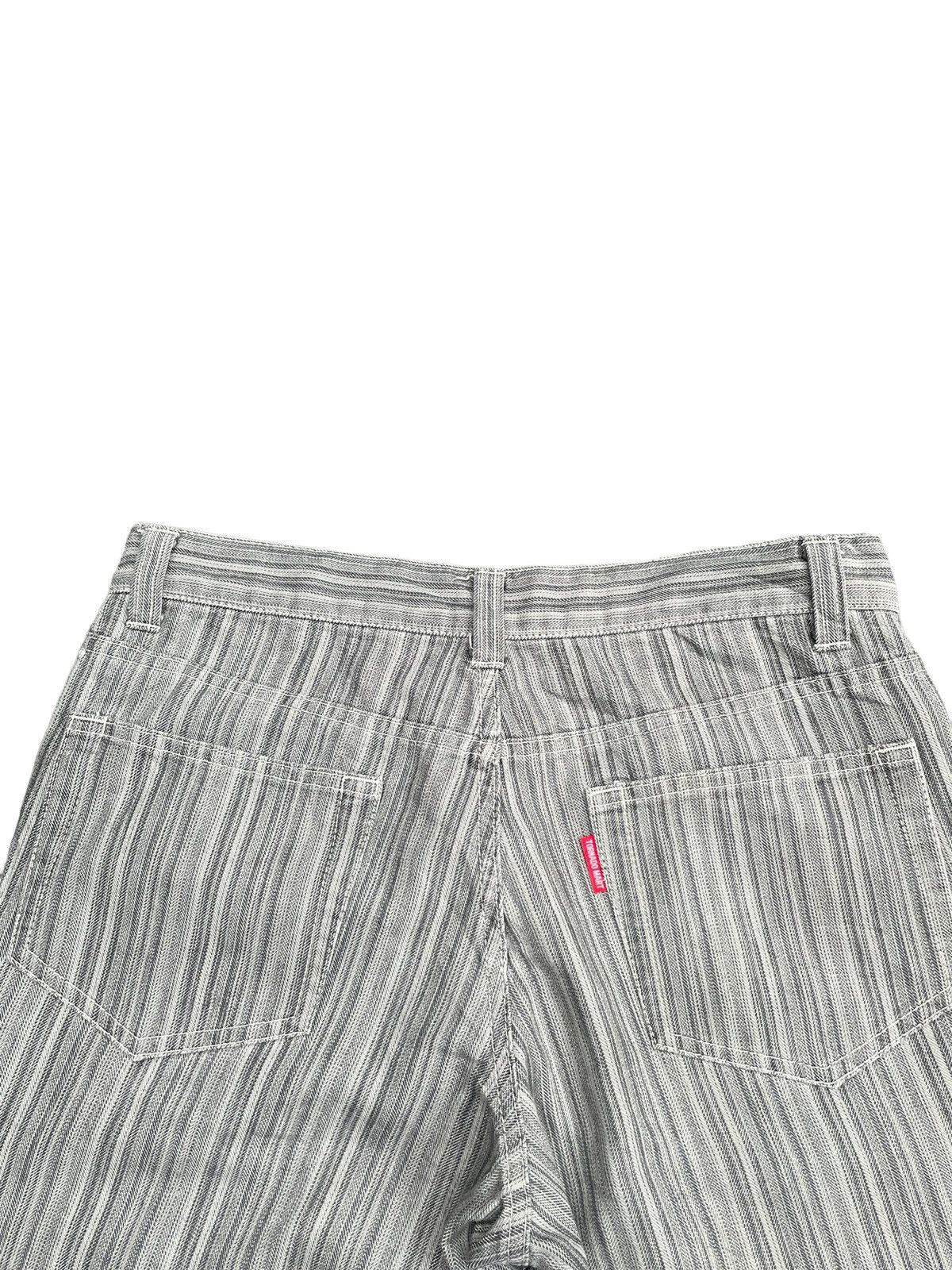 Japanese Brand Tornado Mart Flare Stripes Denim Size US 30 / EU 46 - 9 Thumbnail