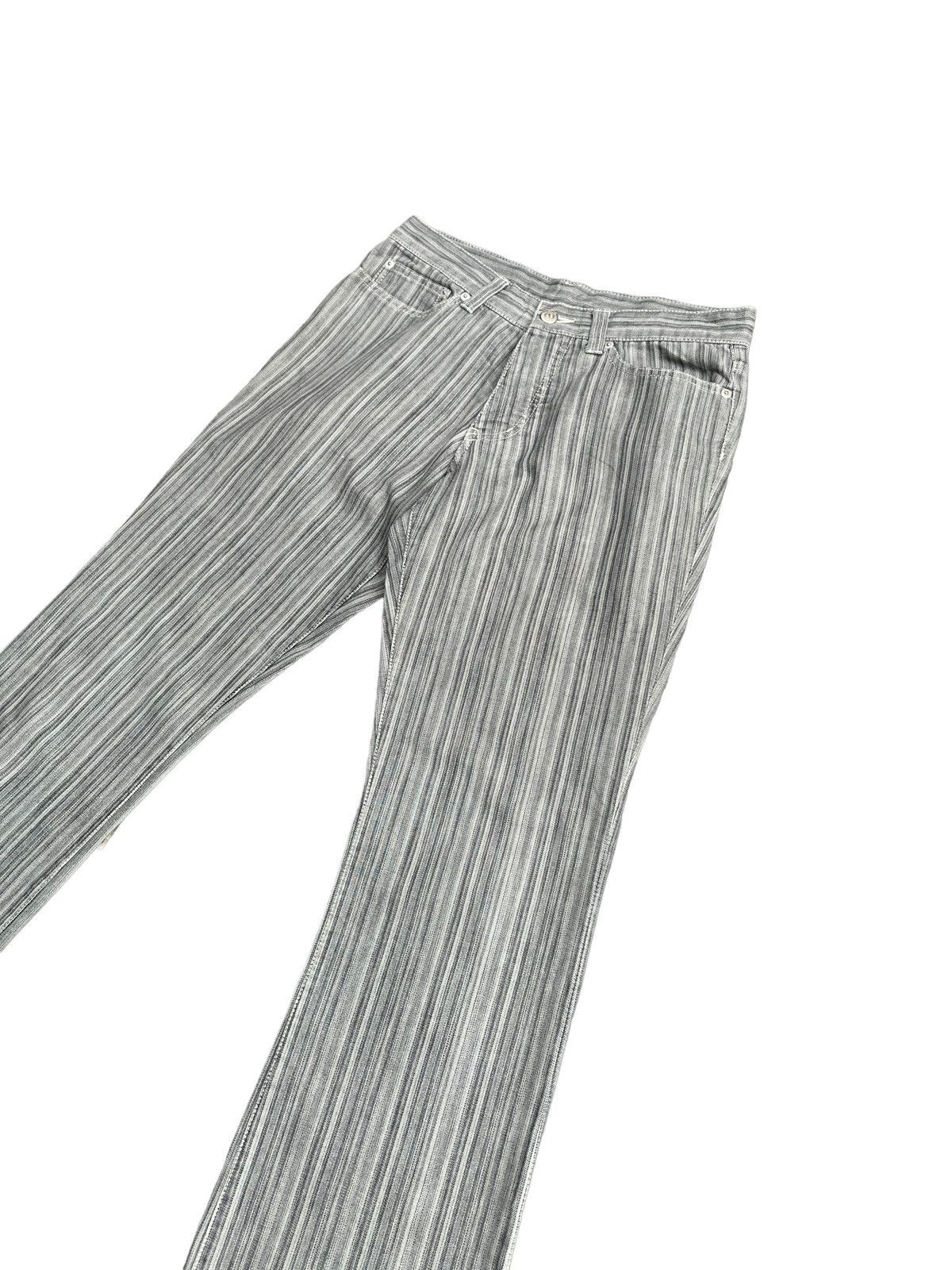 Japanese Brand Tornado Mart Flare Stripes Denim Size US 30 / EU 46 - 3 Thumbnail