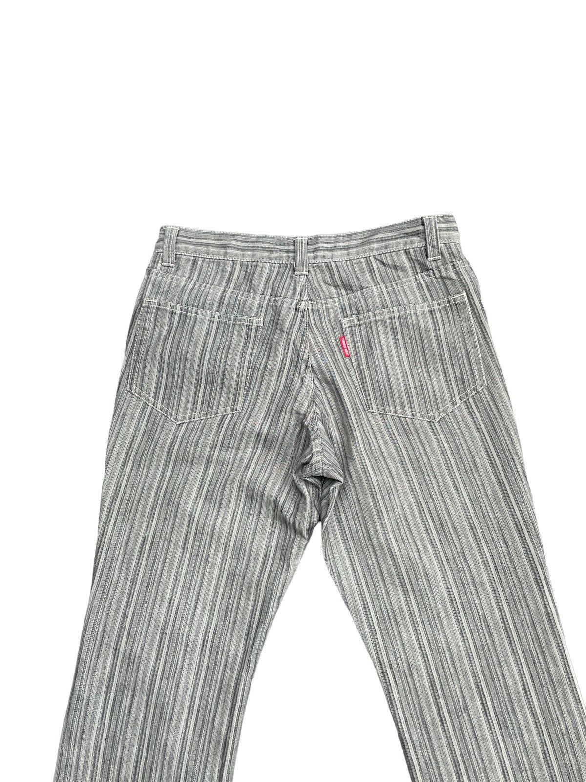 Japanese Brand Tornado Mart Flare Stripes Denim Size US 30 / EU 46 - 8 Thumbnail