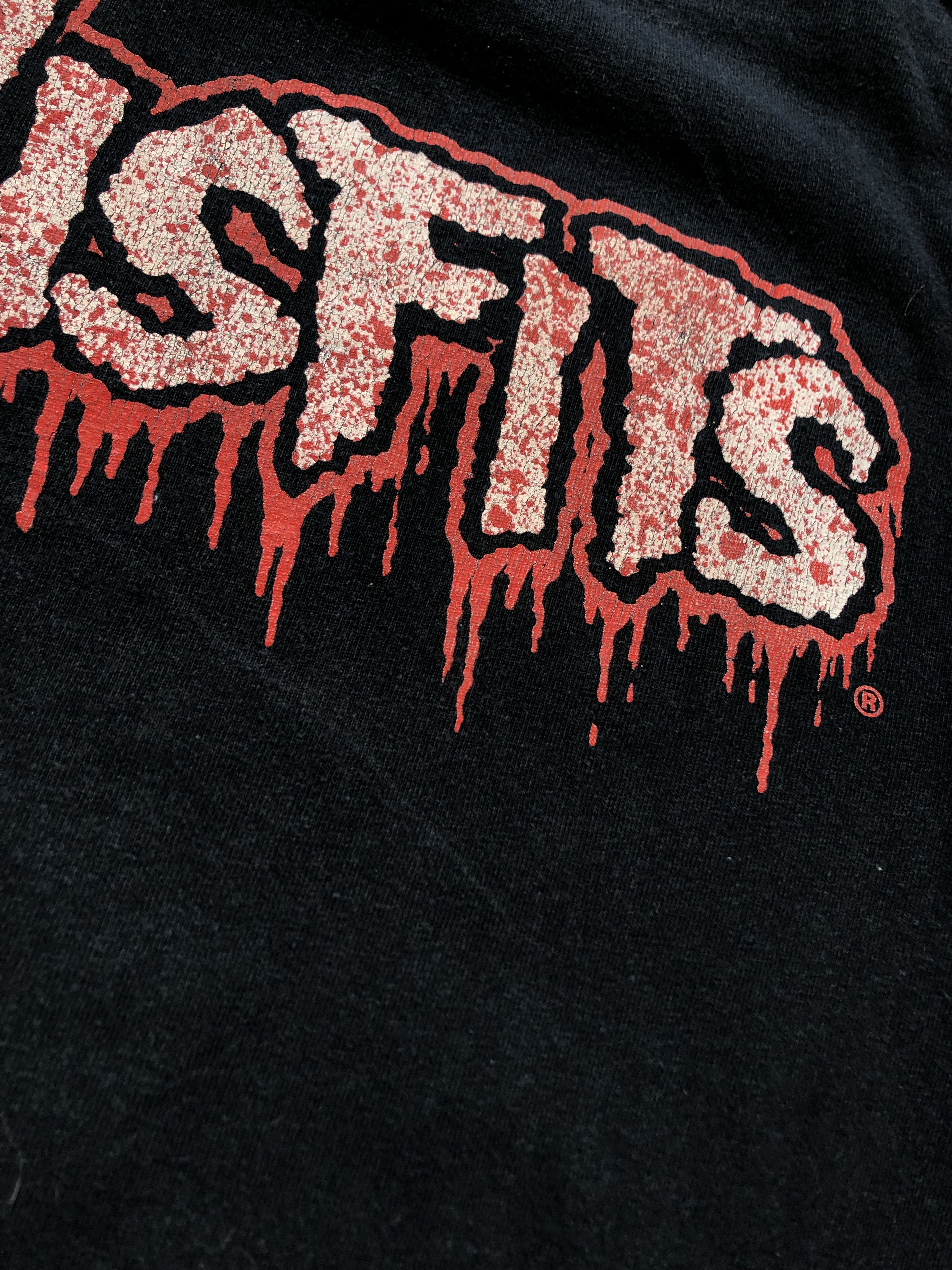 Band Tees × Vintage Vintage Misfits Rare Tee Shirt Rock Band Metallica Y2K Hype Size US S / EU 44-46 / 1 - 11 Thumbnail