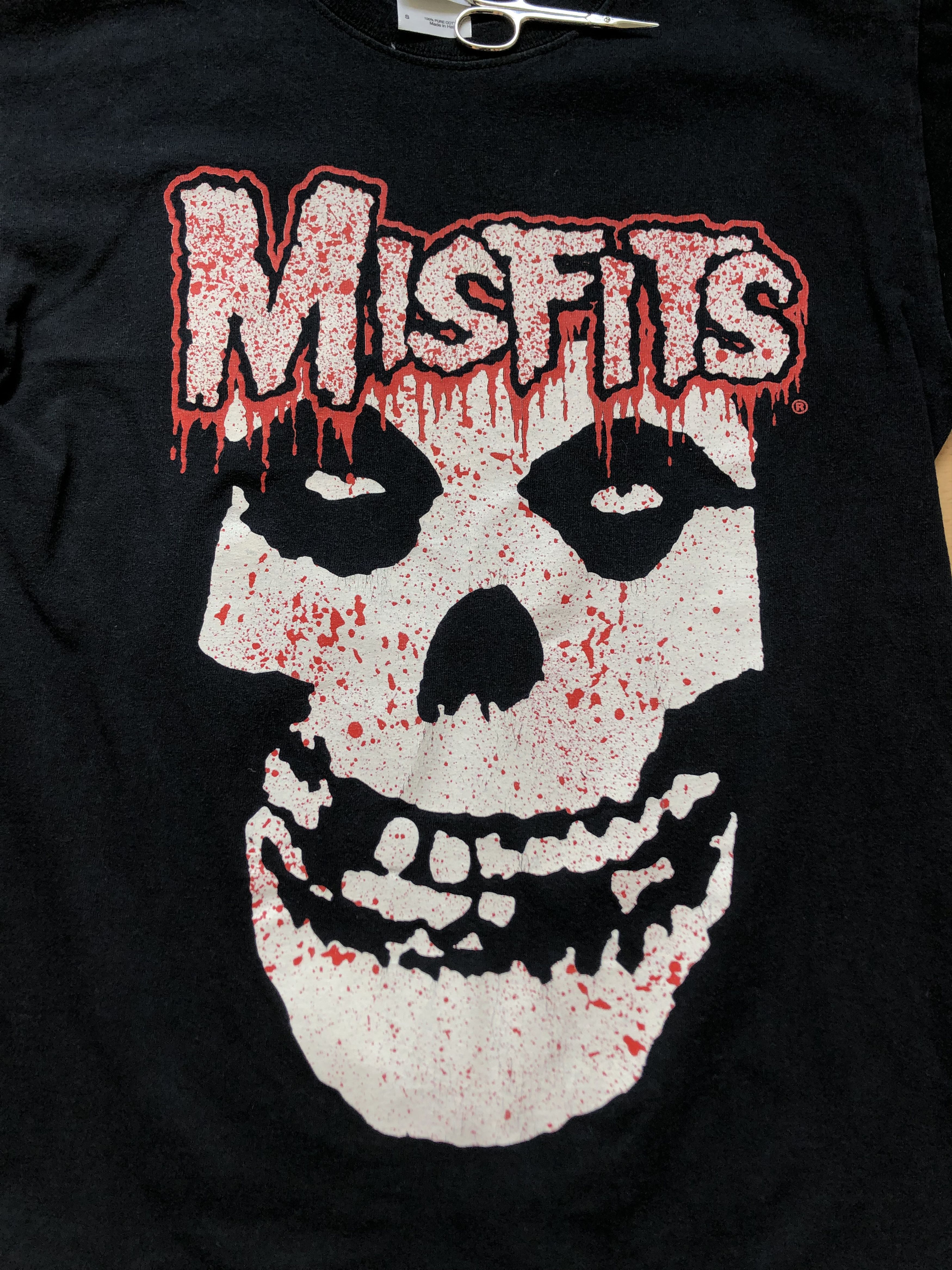 Band Tees × Vintage Vintage Misfits Rare Tee Shirt Rock Band Metallica Y2K Hype Size US S / EU 44-46 / 1 - 3 Thumbnail