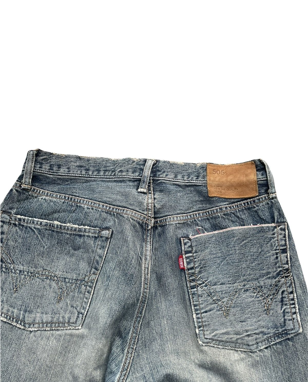 Edwin Vintage Edwin 505S Selvedge Aging Faded Distressed Size US 32 / EU 48 - 14 Thumbnail