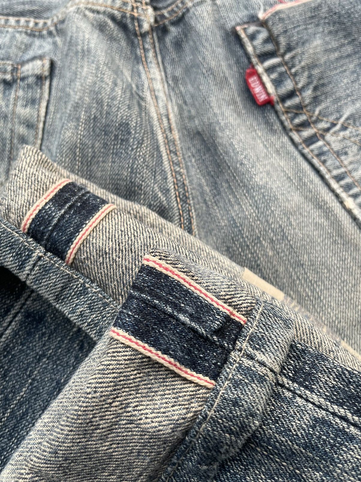 Edwin Vintage Edwin 505S Selvedge Aging Faded Distressed Size US 32 / EU 48 - 17 Thumbnail