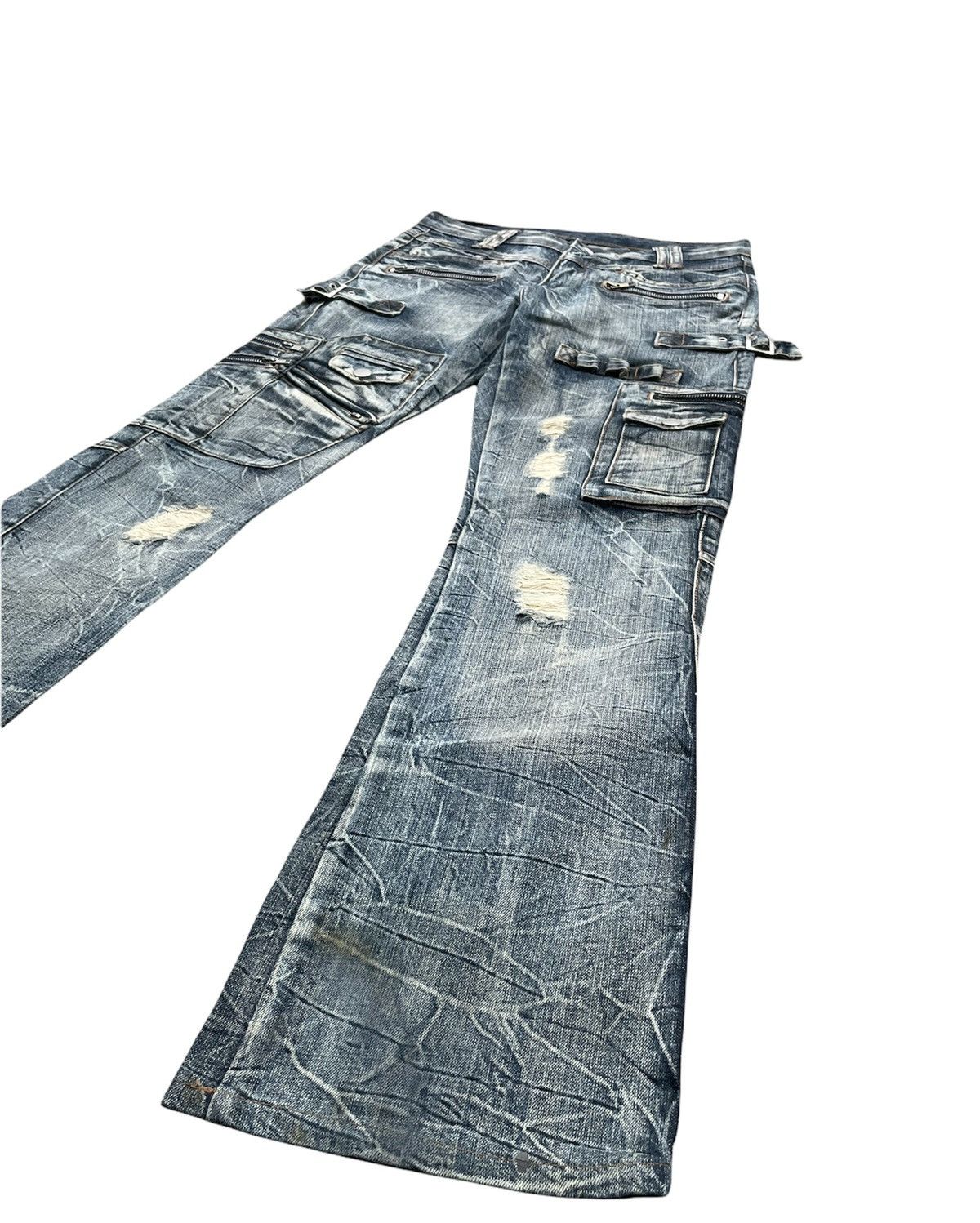 Japanese Brand Semantic Design 13 Multipocket Custom Denim Size US 31 - 2 Thumbnail
