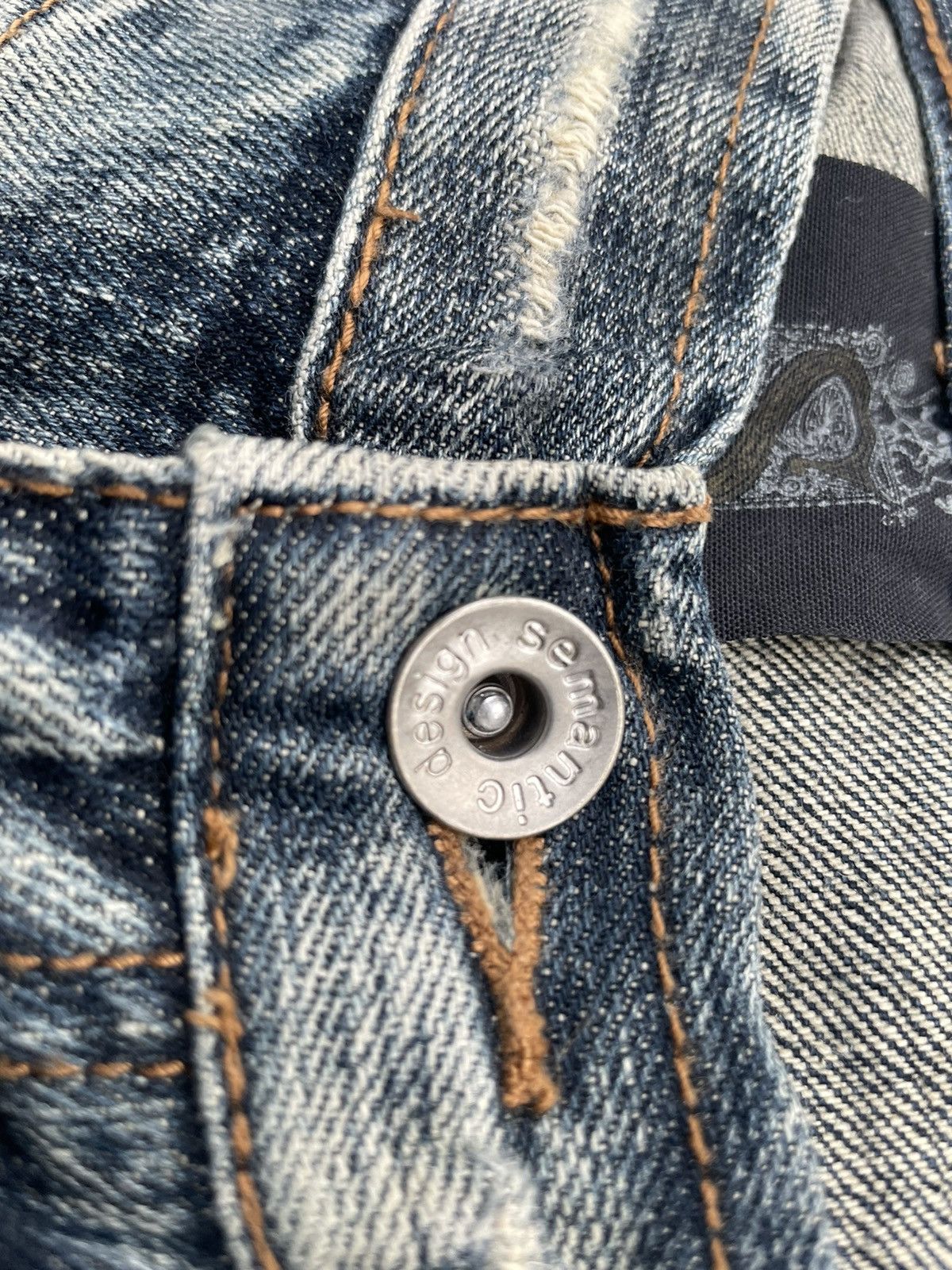 Japanese Brand Semantic Design 13 Multipocket Custom Denim Size US 31 - 14 Thumbnail