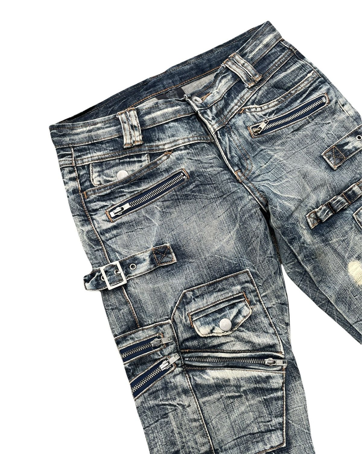 Japanese Brand Semantic Design 13 Multipocket Custom Denim Size US 31 - 6 Thumbnail