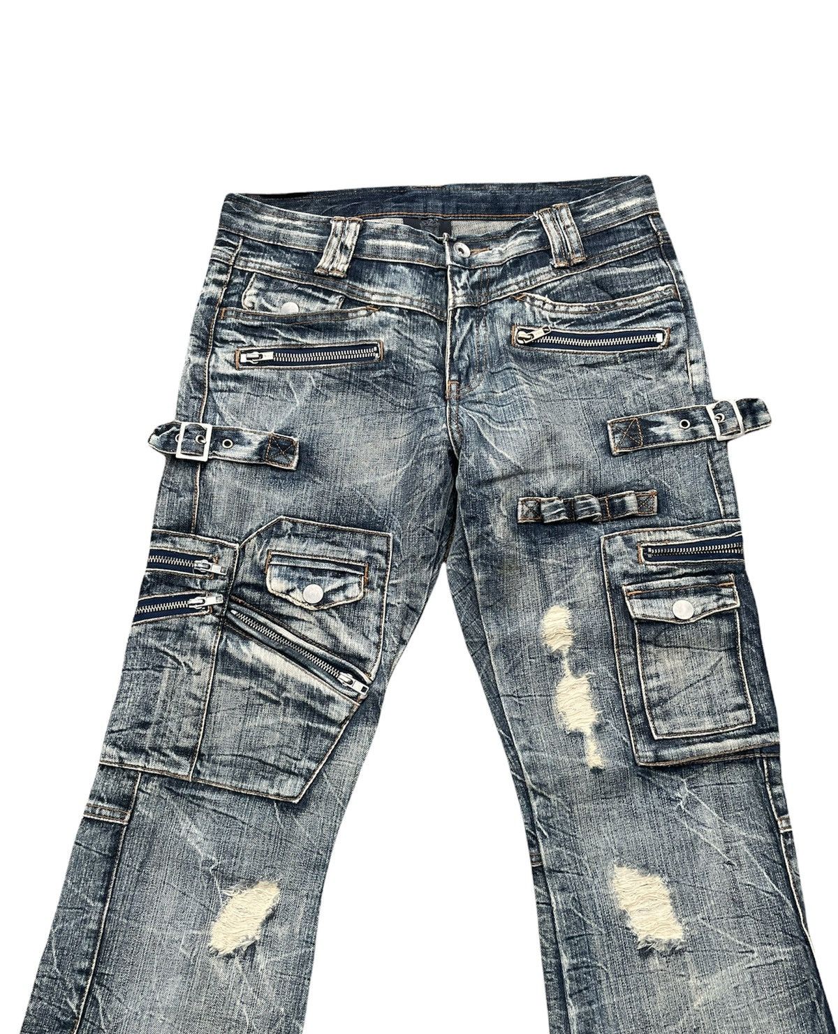 Japanese Brand Semantic Design 13 Multipocket Custom Denim Size US 31 - 4 Thumbnail