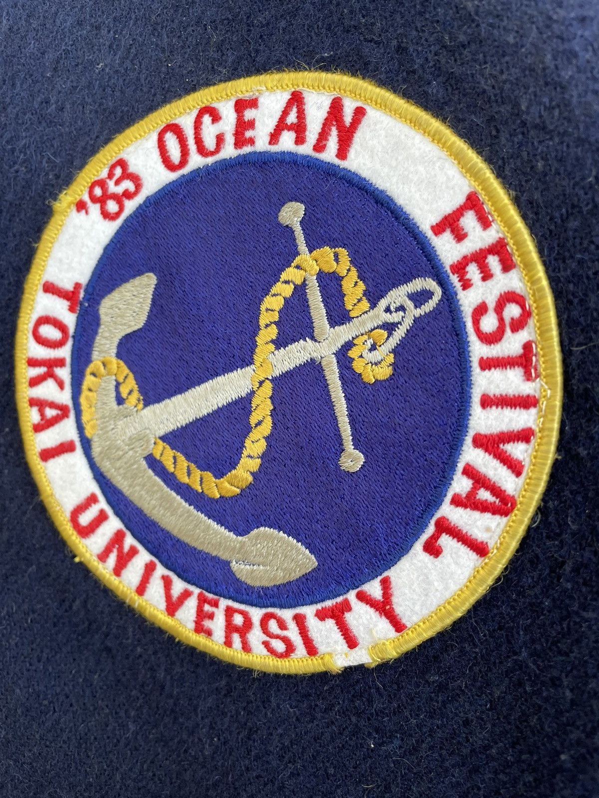 Japanese Brand VINTAGE 83 OCEAN FESTIVAL STADIUM JUMPER Size US L / EU 52-54 / 3 - 6 Thumbnail