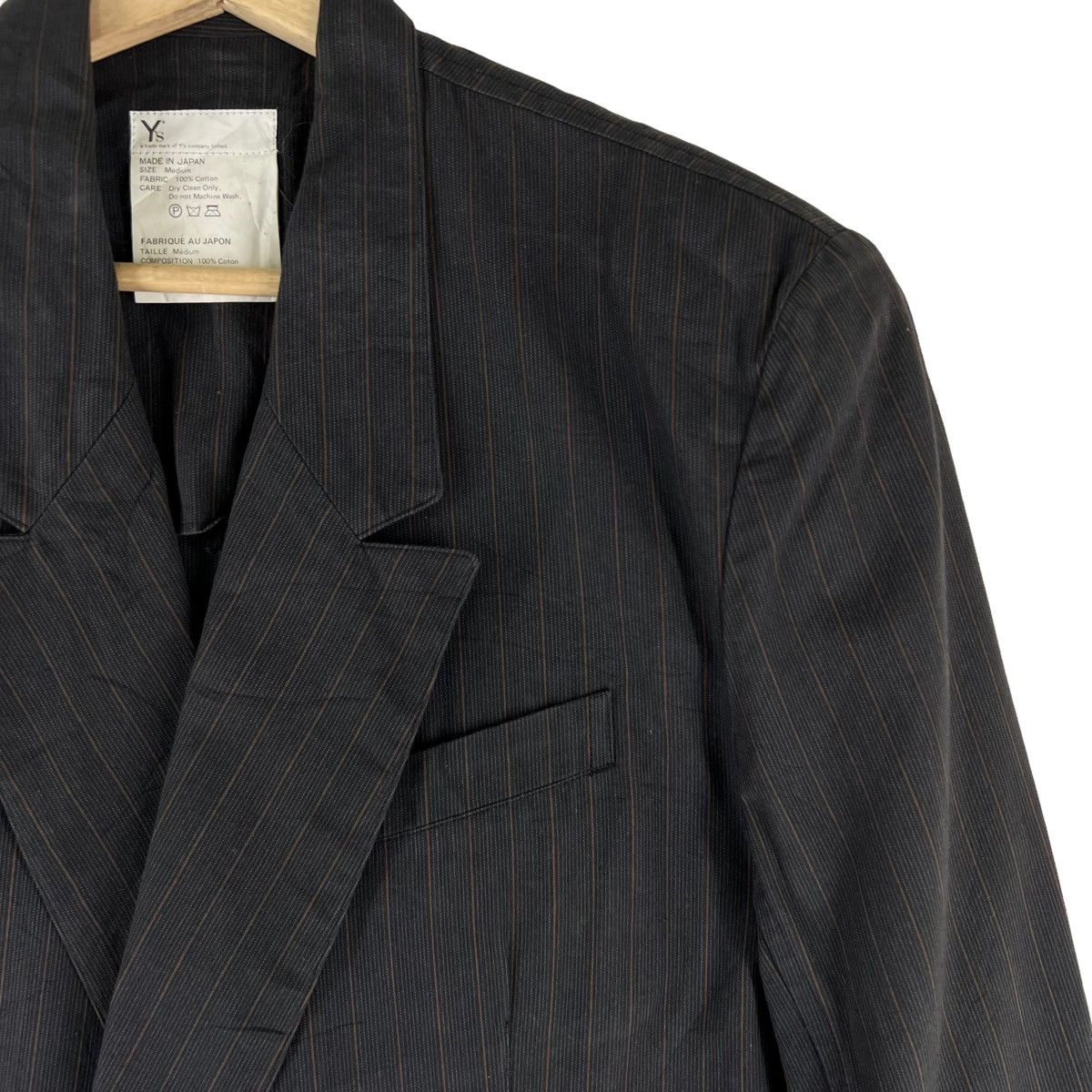 Yohji Yamamoto VINTAGE Y’S YOHJI YAMAMOTO FABRIC OF JAPAN COATS JACKET Size US M / EU 48-50 / 2 - 6 Thumbnail