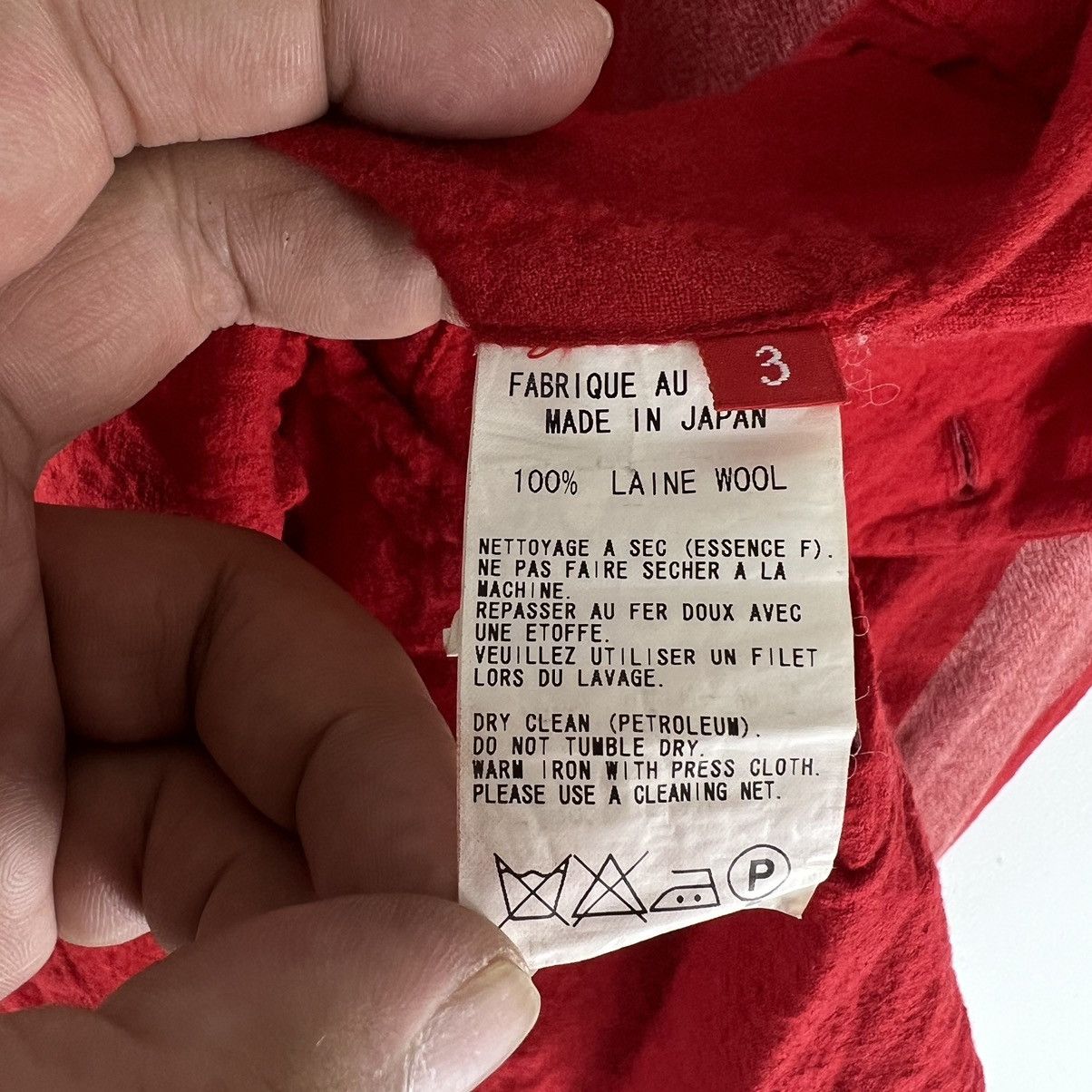 Yohji Yamamoto VINTAGE Y’S RED LABEL BY YOHJI YAMAMOTO JACKET Size M / US 6-8 / IT 42-44 - 16 Thumbnail