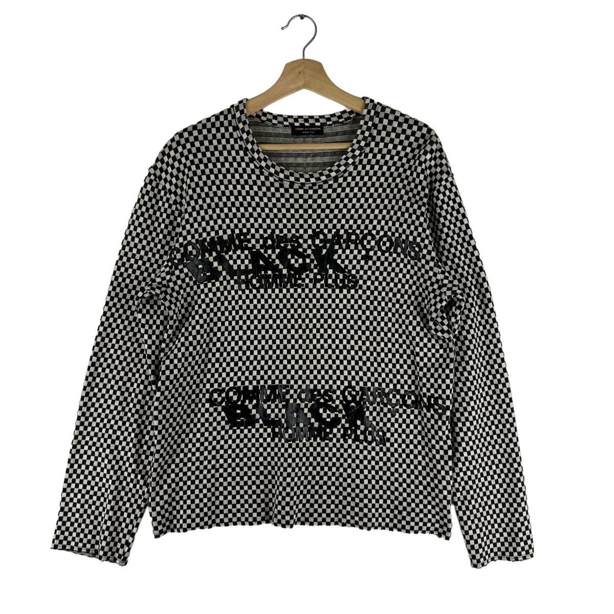 Comme des Garcons AD 2002 COMME DES GARCONS BLACK HOMME PLUS BIG LOGO Size US M / EU 48-50 / 2 - 1 Thumbnail
